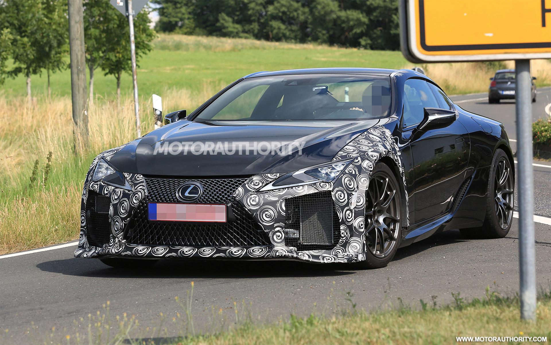 2021 Lexus LC F spy shots