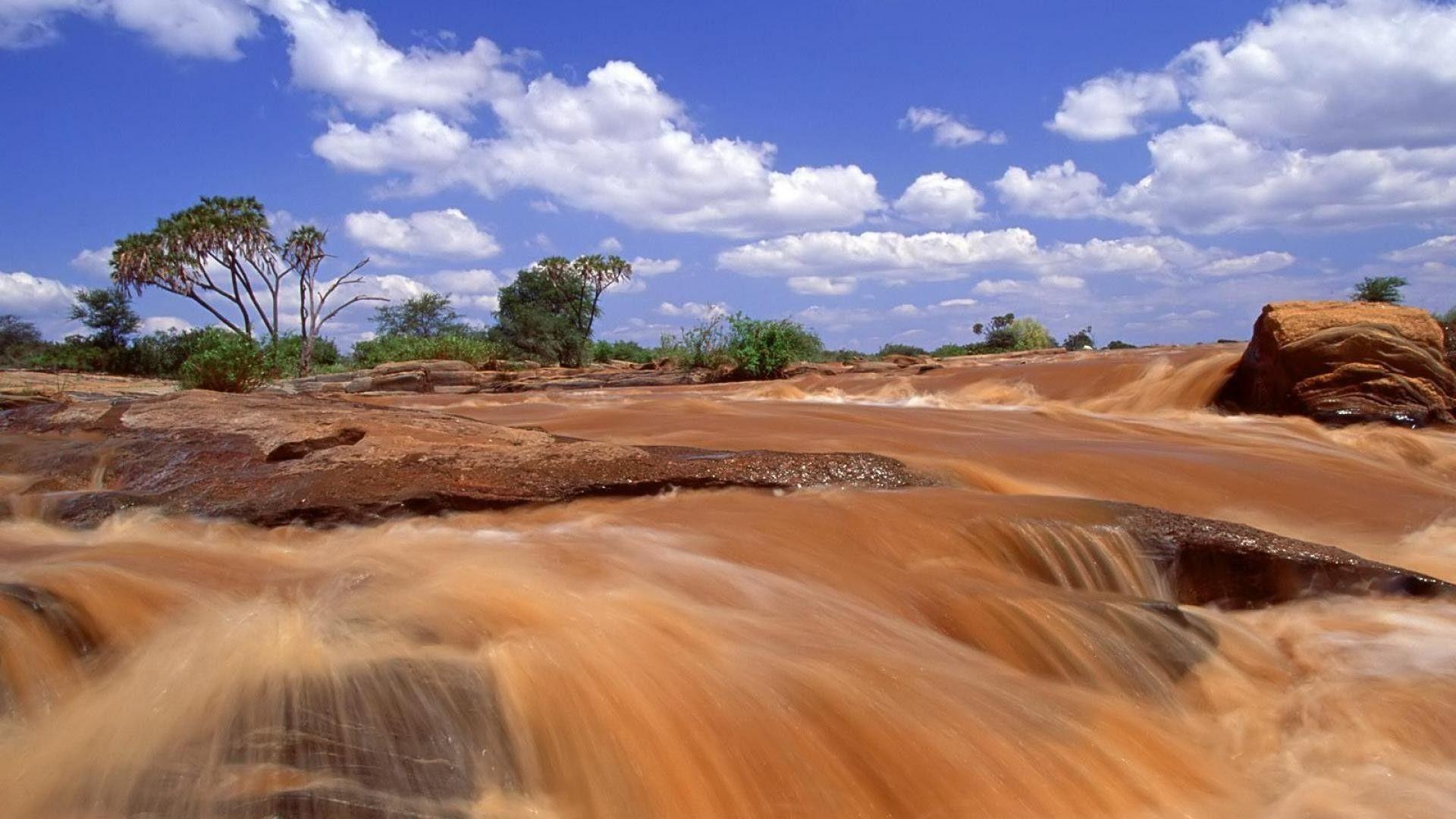 Lugard Tag wallpapers: Lugard Falls Kenya Deserts Waterfalls