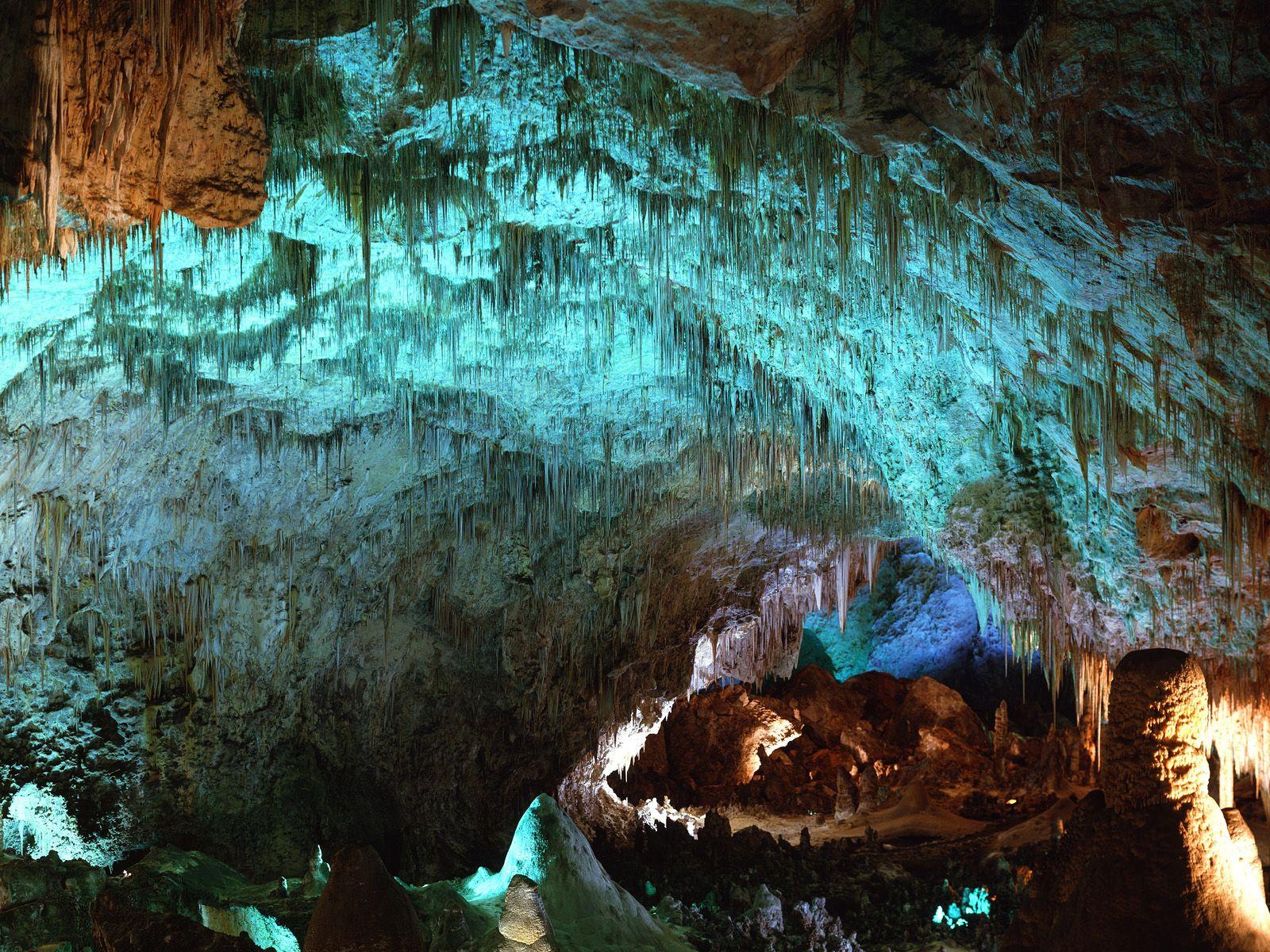 Cave Stalactites, Carlsbad Caverns National Park, New Mexico