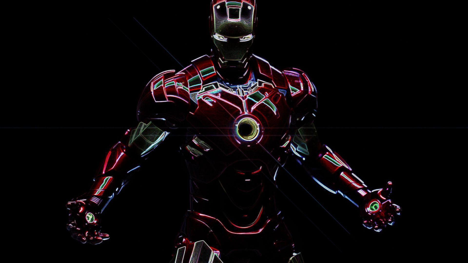 Ironman Artwork Desktop Wide