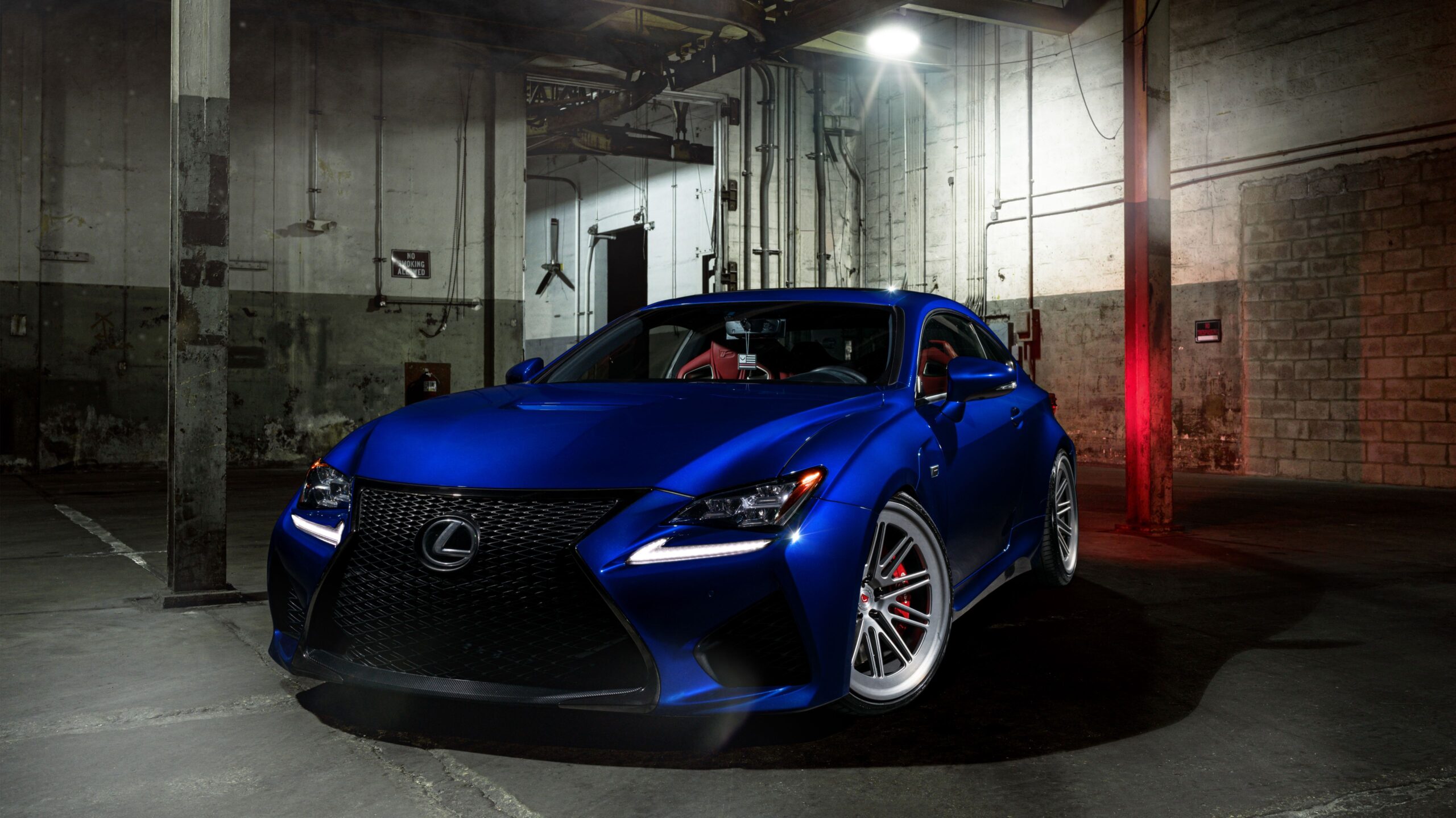 Wallpapers Lexus RC F, Blue, Vossen Wheels, Tuning, HD, 5K