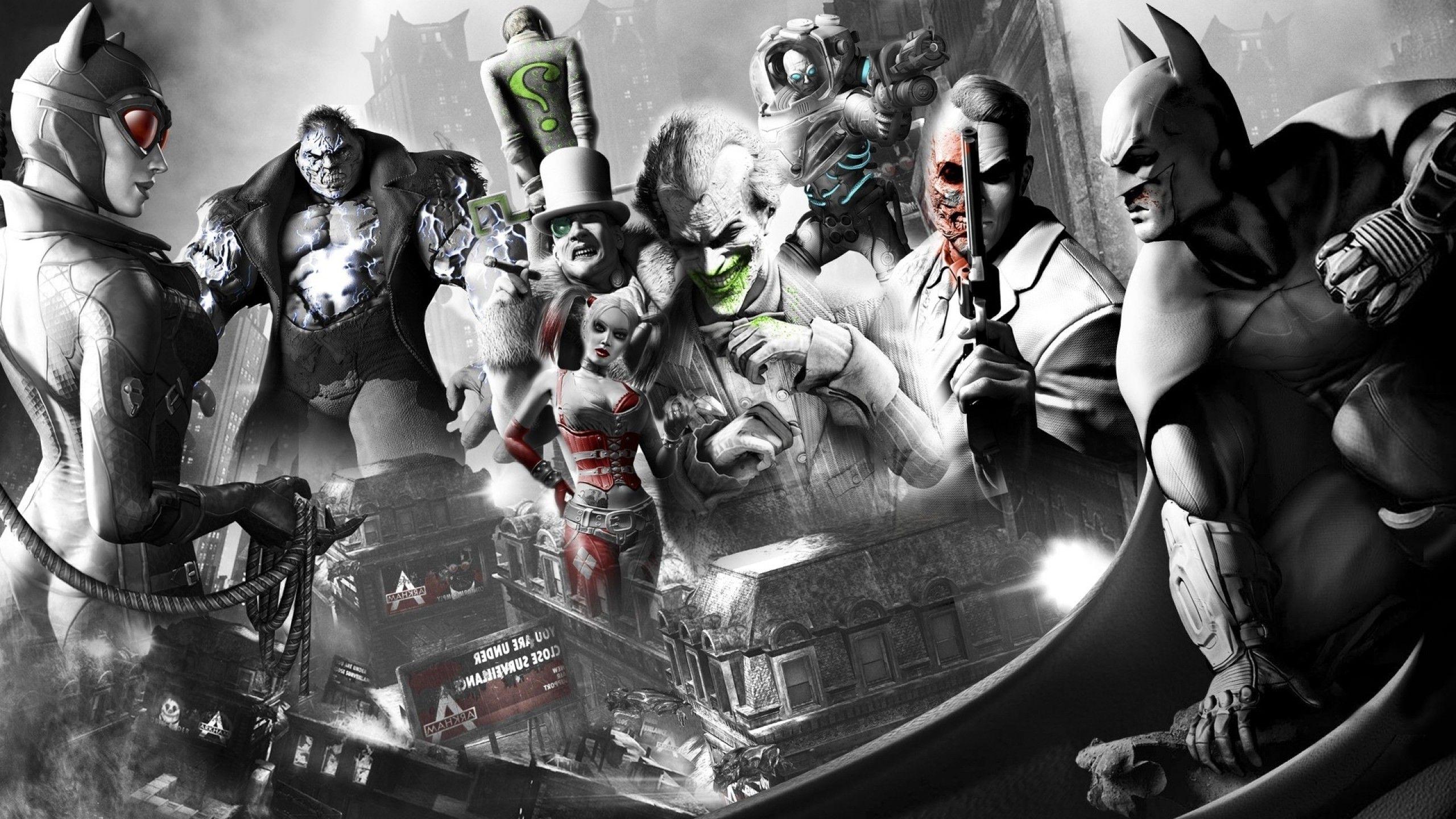 Harley Quinn, Joker, Harvey Dent, Batman: Arkham City, Batman