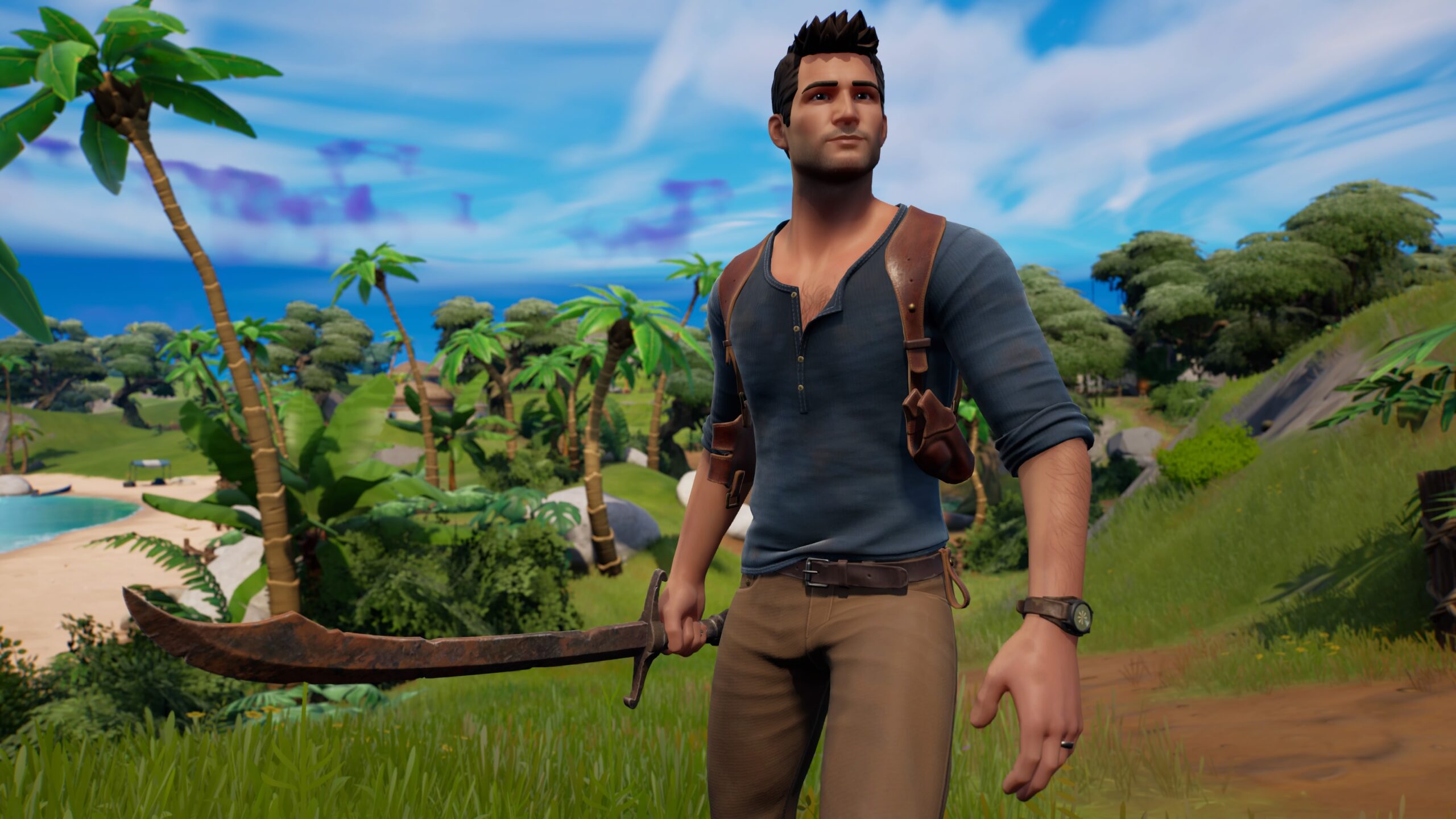 Nathan Drake Fortnite wallpapers