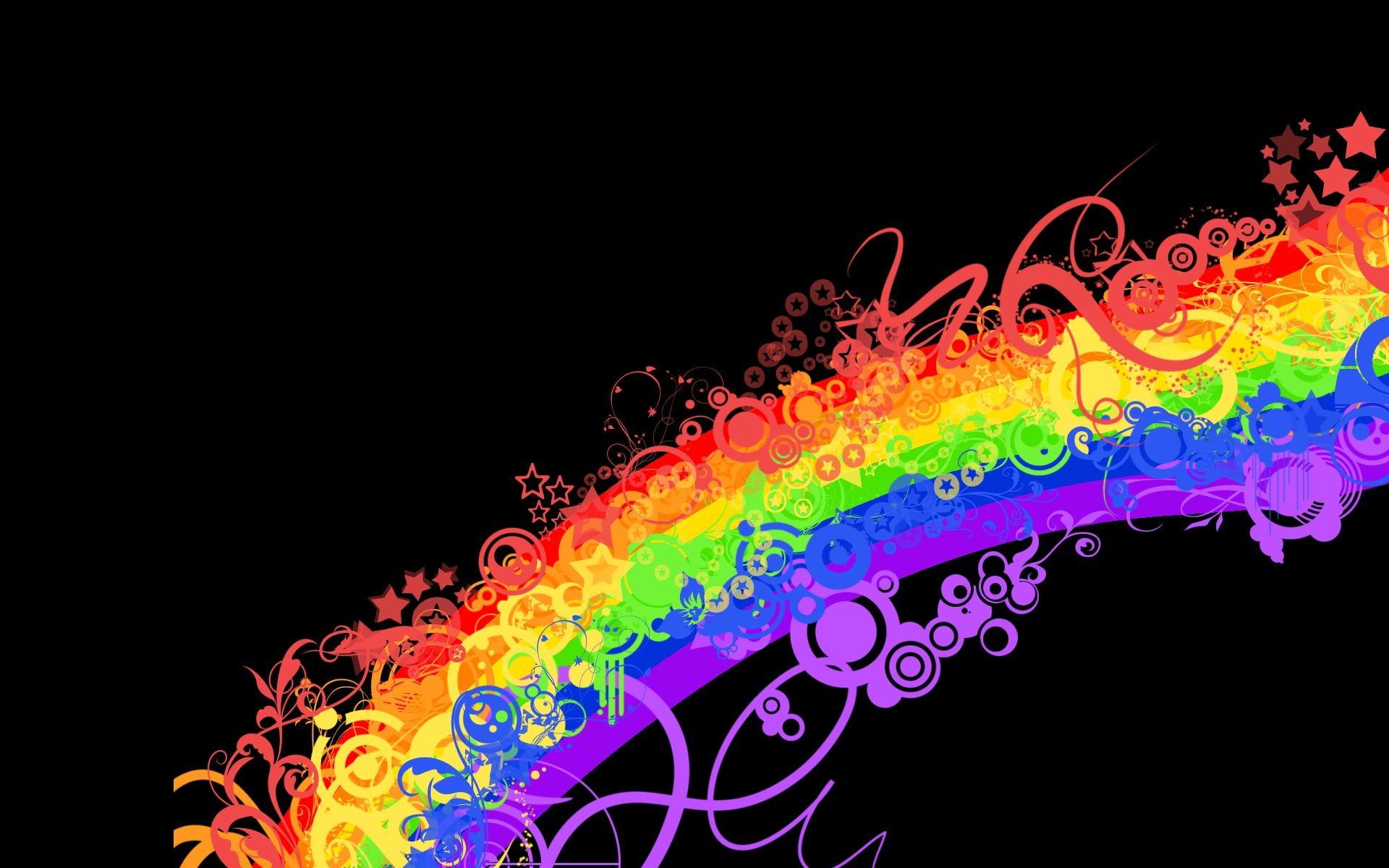 All colors rainbow artwork HD wallpapers