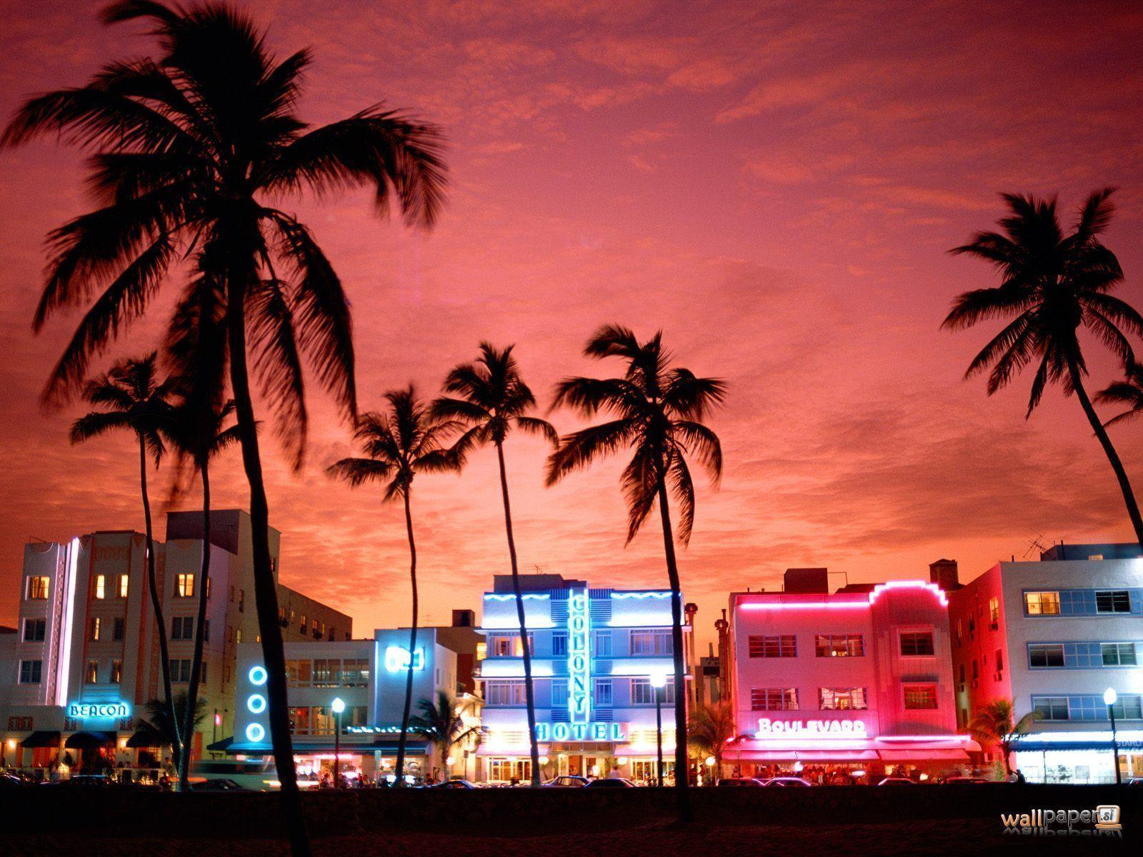 Miami Beach Skyline Wallpapers Beach Watch Miami Beach Skyline Hd