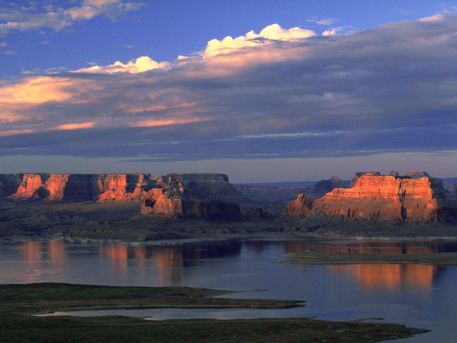 Lake: Utah Lake Powell Desktop Wallpapers HD 16:9 High Definition