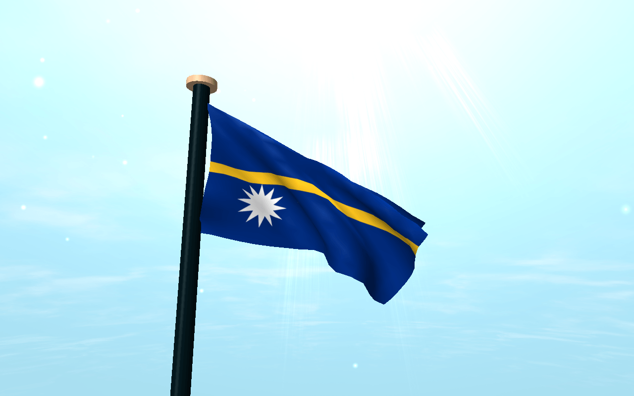 Nauru Flag 3D Live Wallpapers