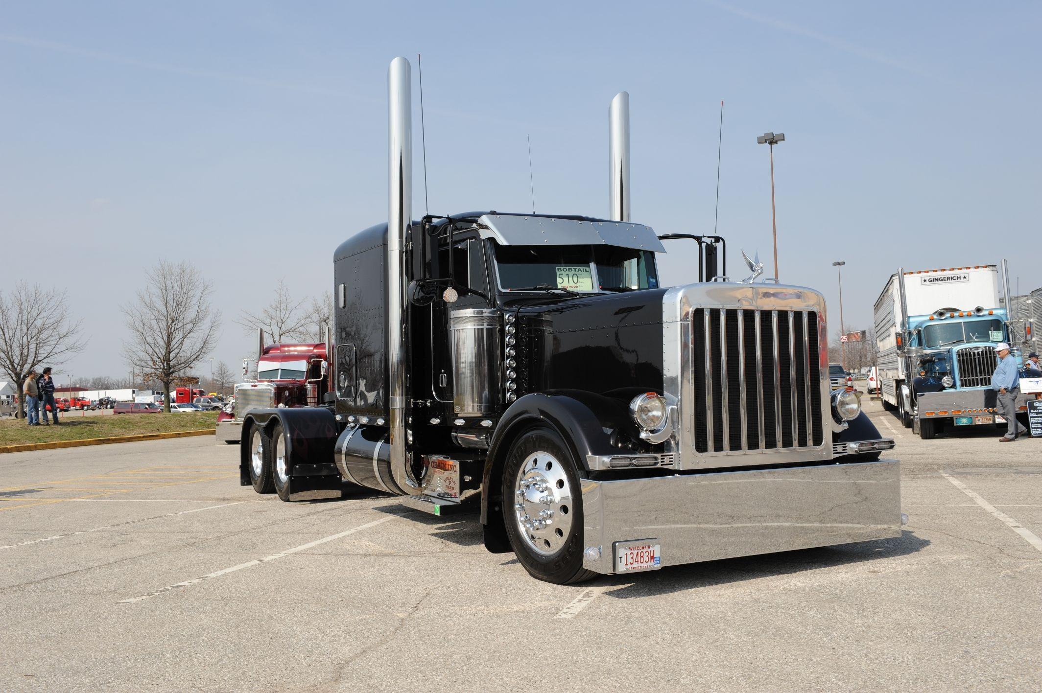 Peterbilt semi trucks tractor rigs wallpapers