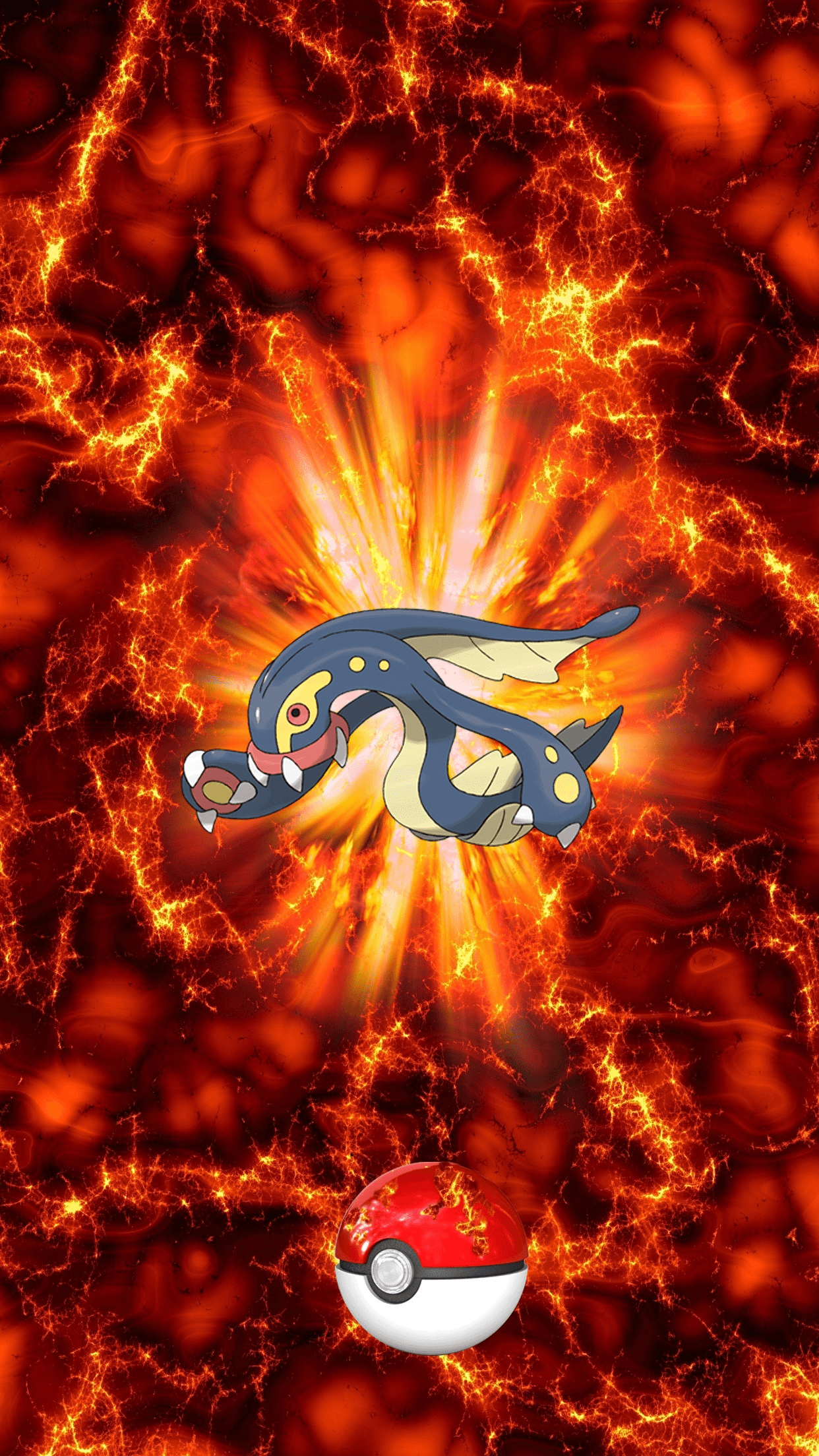 604 Fire Pokeball Eelektross Shibirudon 17 Eelektrik