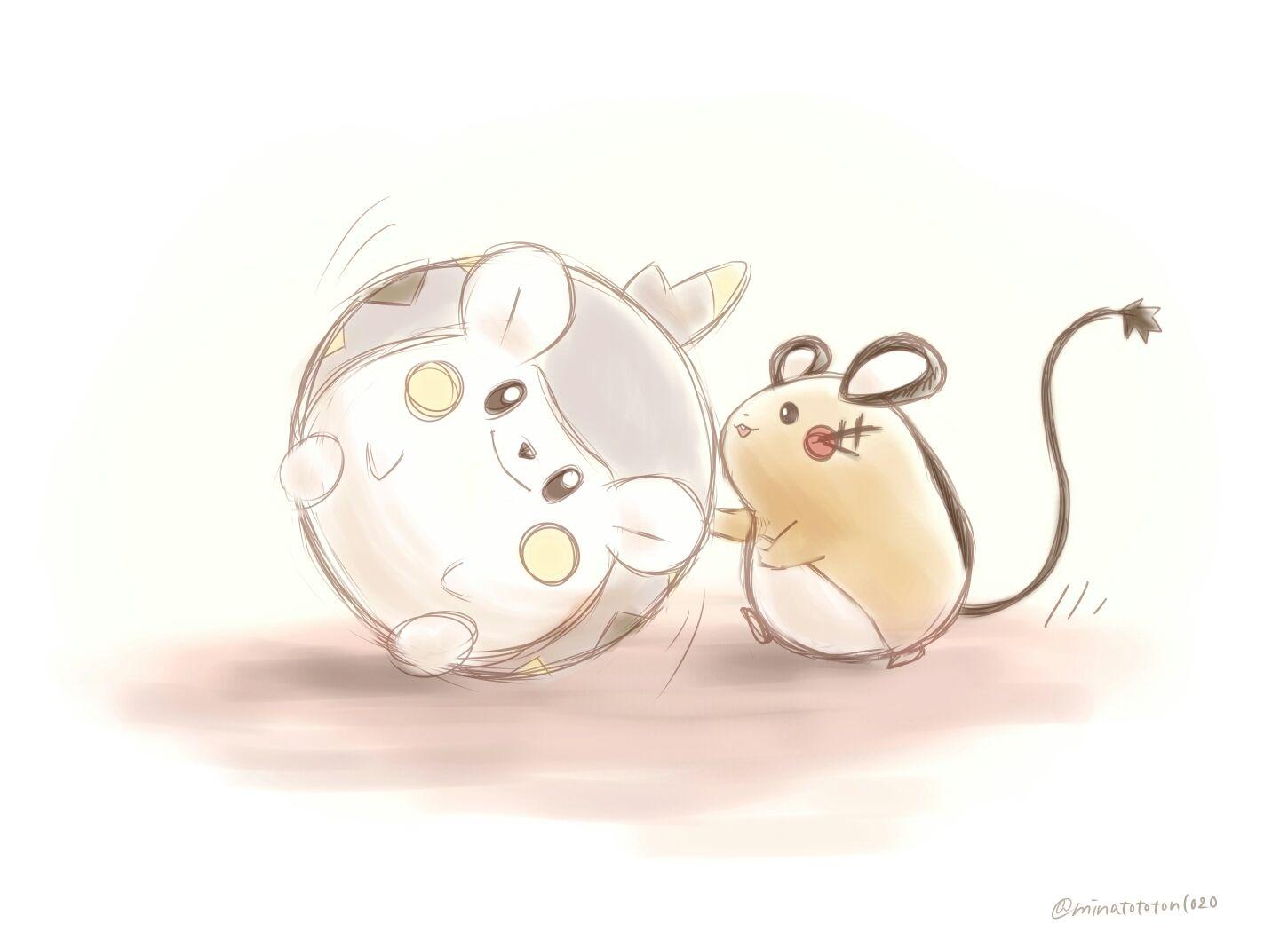 Togedemaru and Dedenne