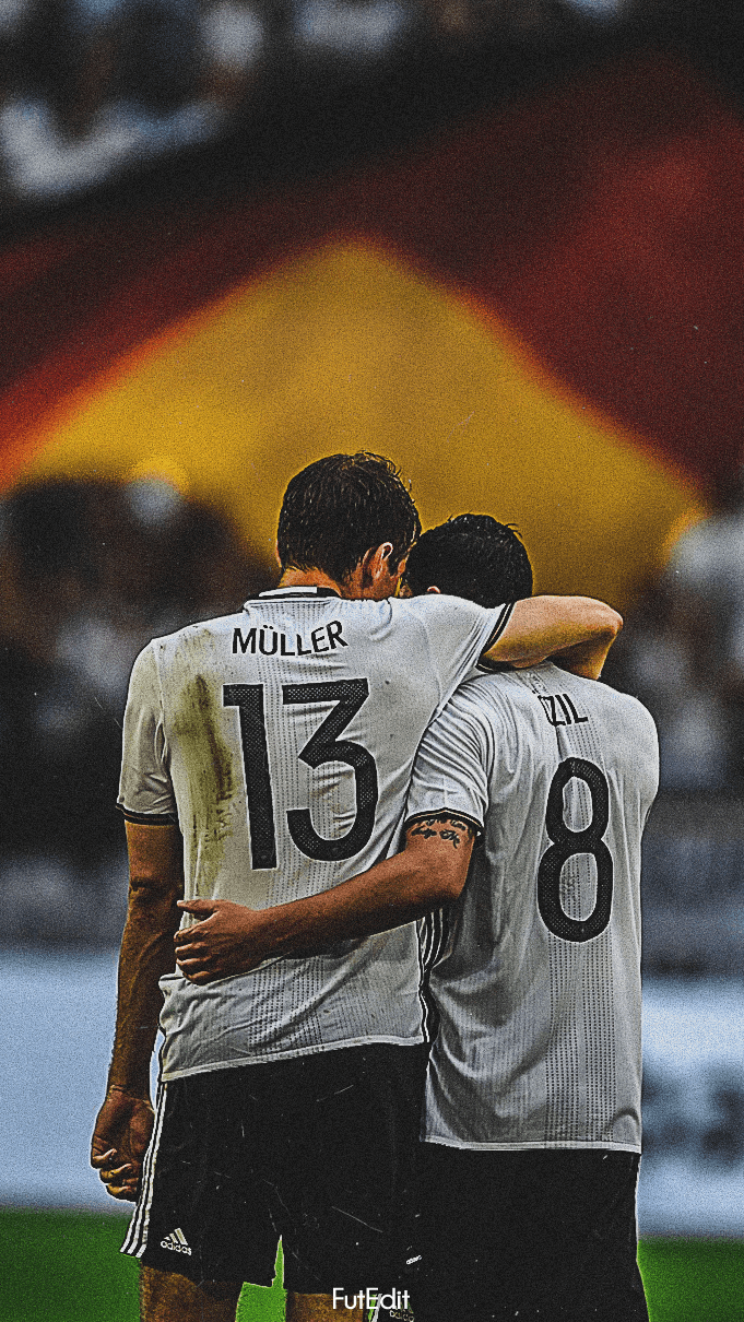 Muller and Ozil germany NT wallpapers HD for iphone by Futedit on