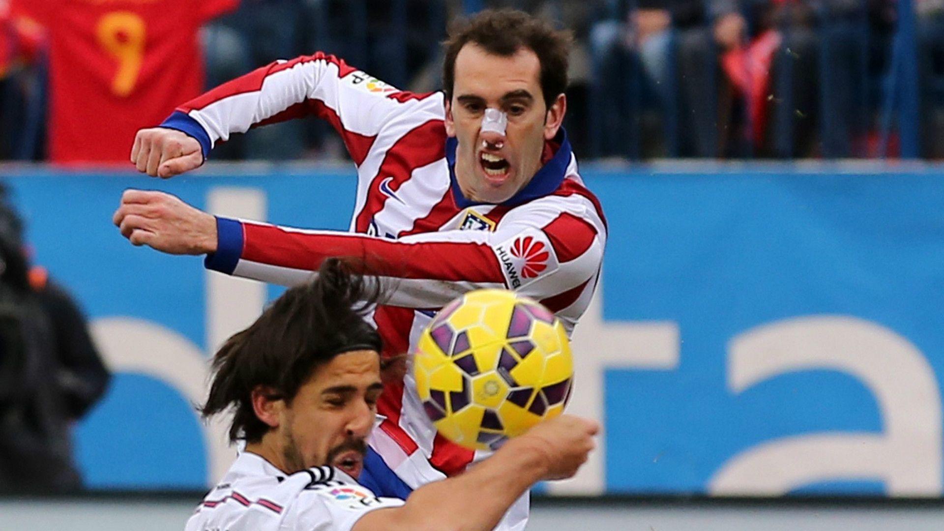 Diego Godin Sami Khedira Atletico Madrid Real Madrid La Liga