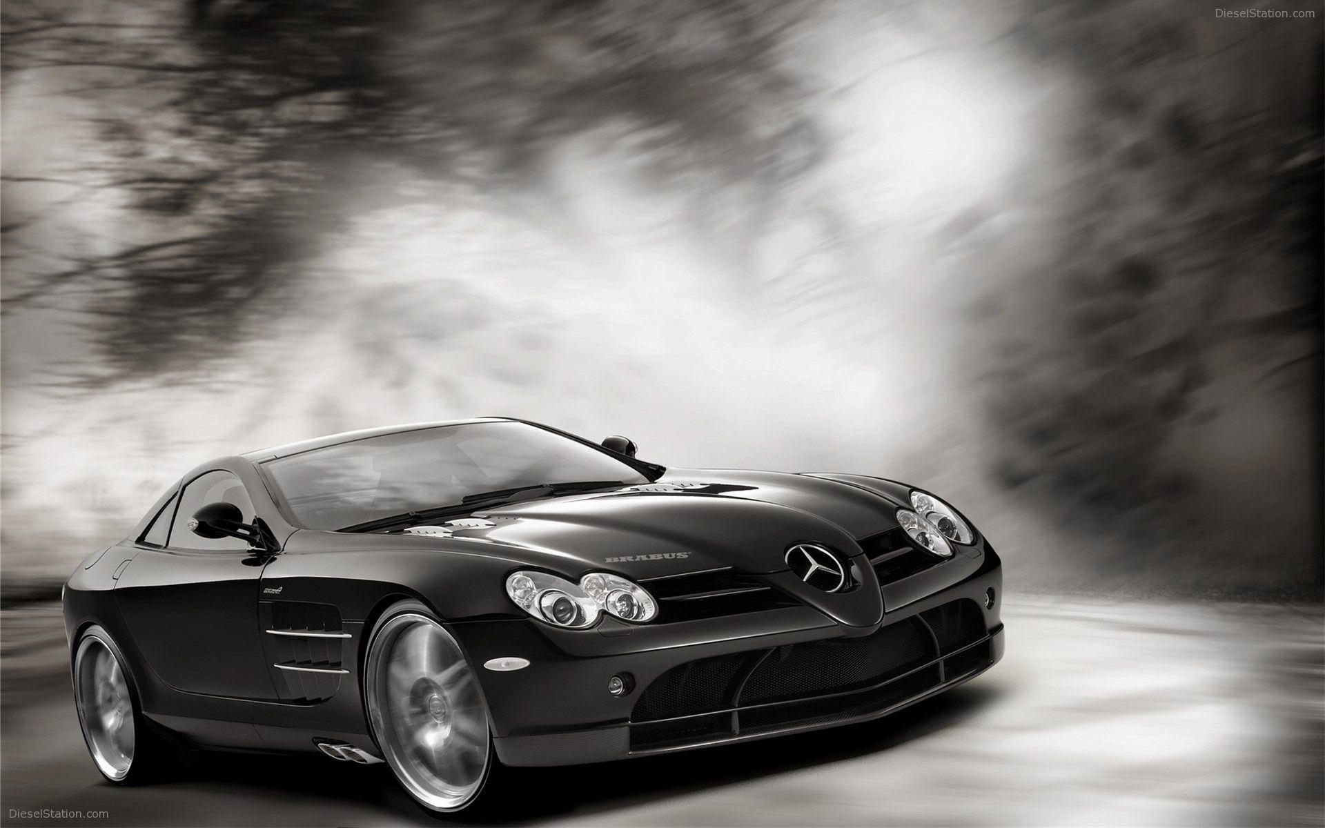 Wallpapers For > Mercedes Benz Slr Mclaren Black Wallpapers