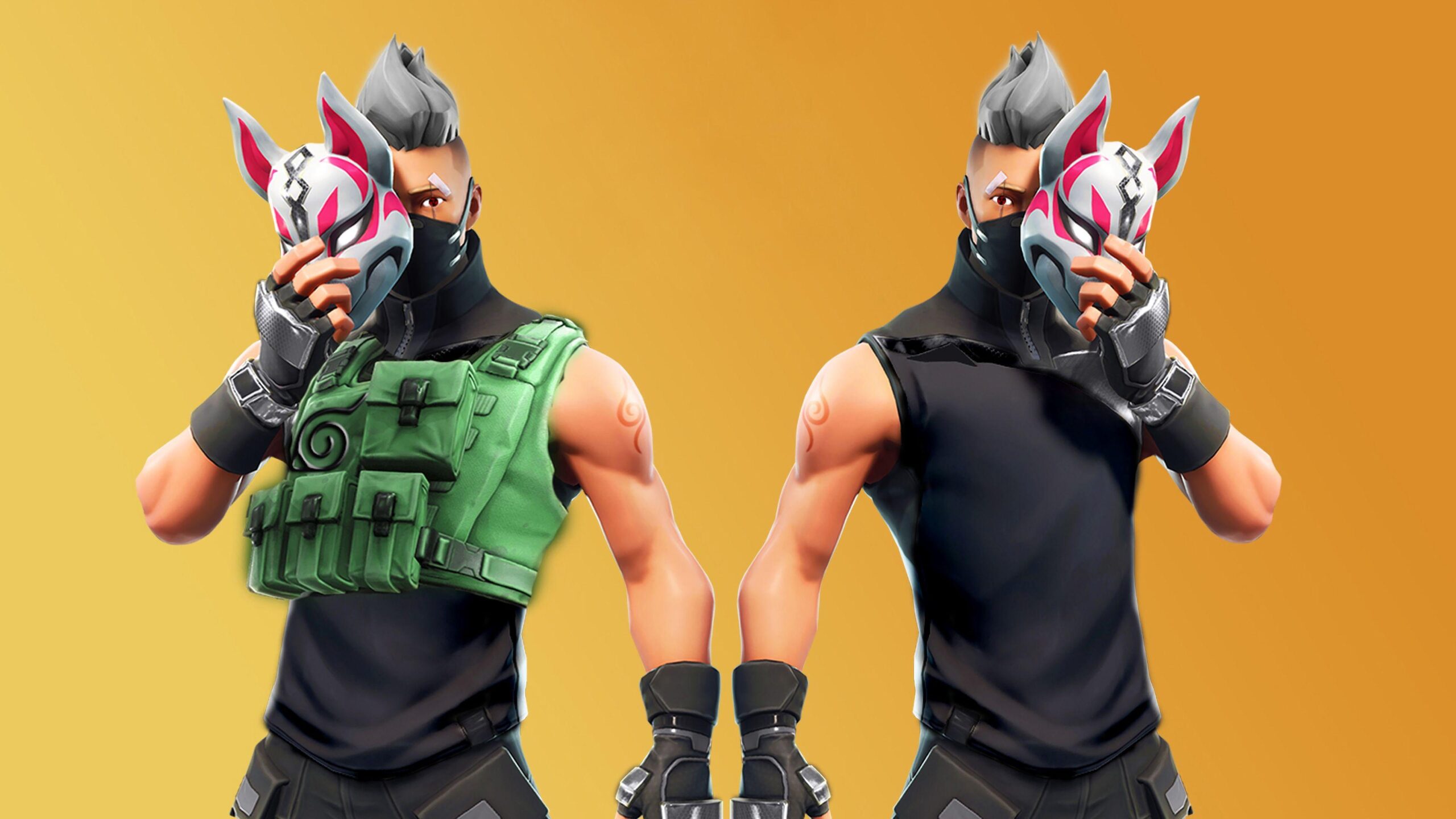 Kitsune Mask Fortnite Battle Royale Drift Wallpapers and Free