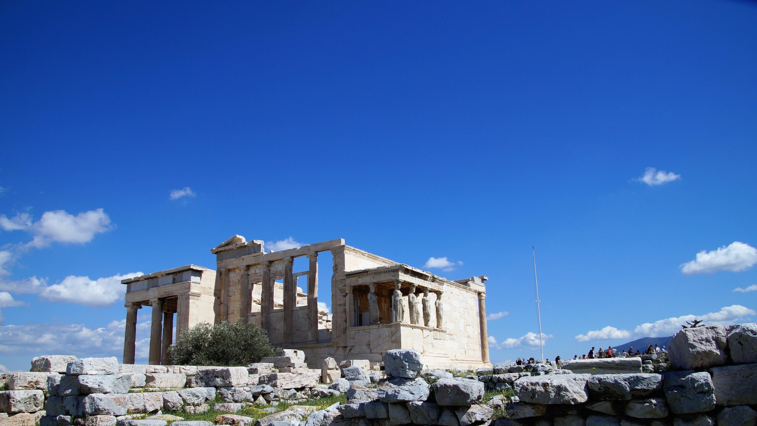 Erechtheum On Acropolis 5K UltraHD Wallpapers