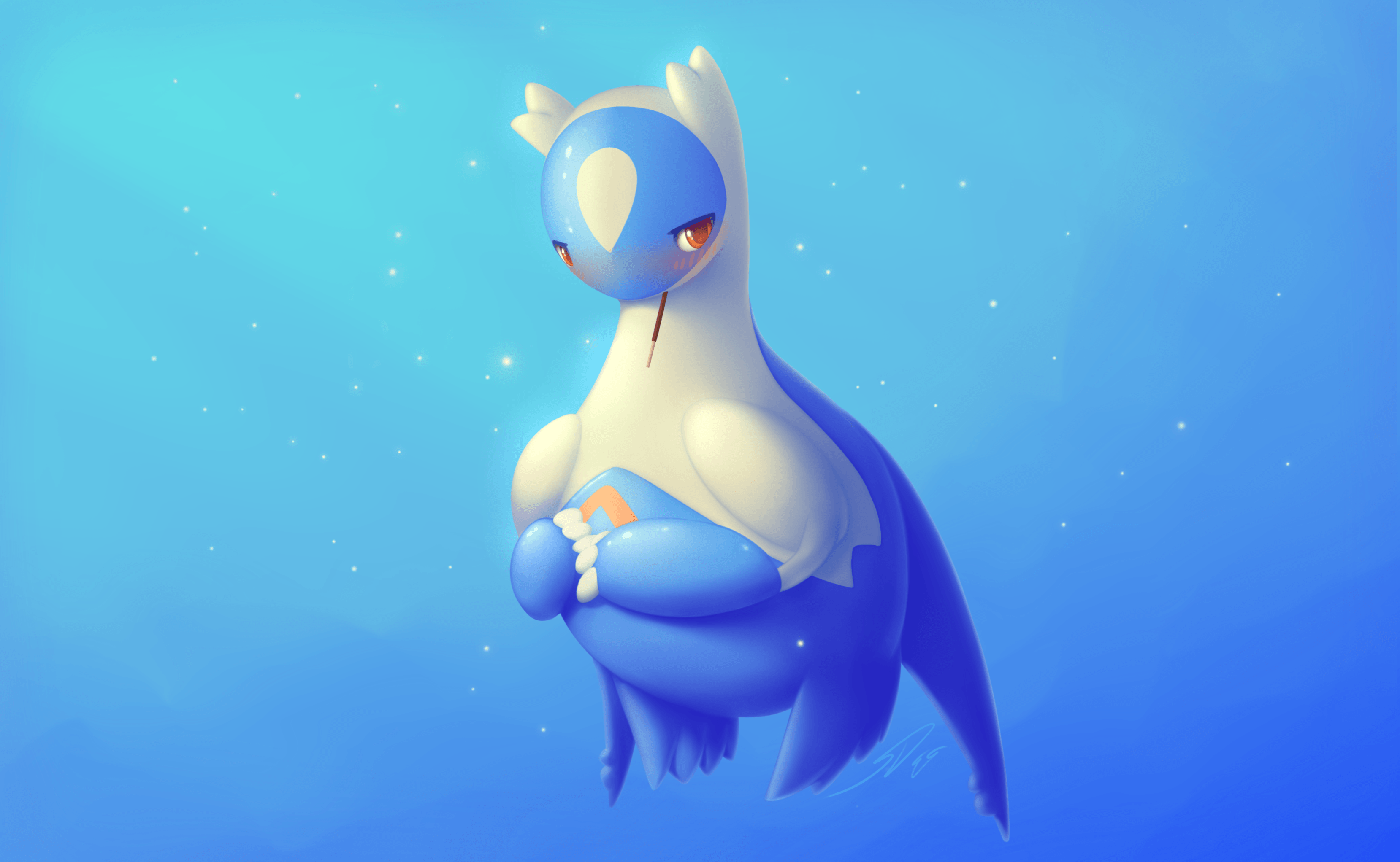 Wallpapers Latios, Pokemon, Blue, HD, Creative Graphics,