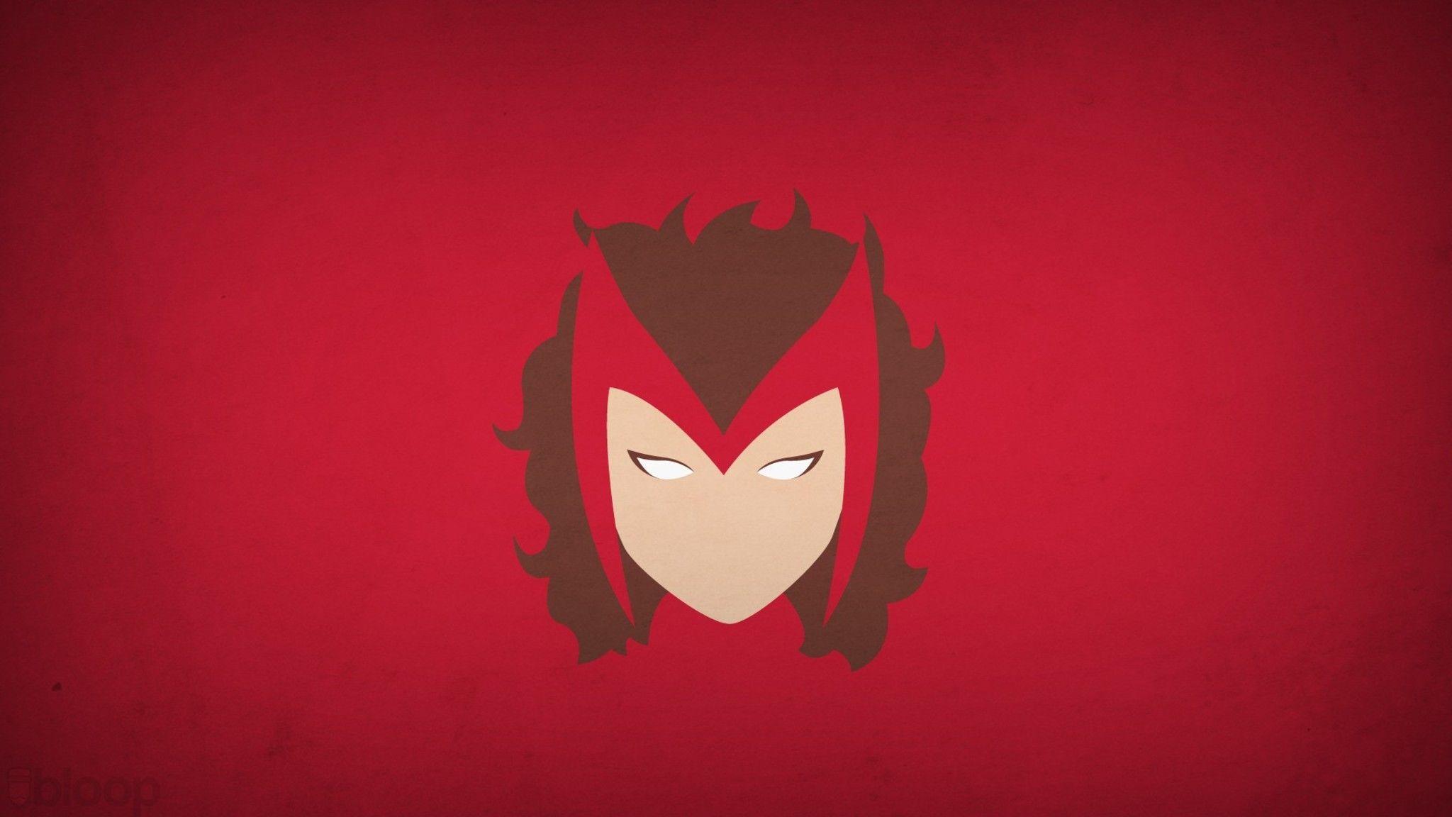 Download Scarlet Witch Minimalism HD Wallpapers In Screen