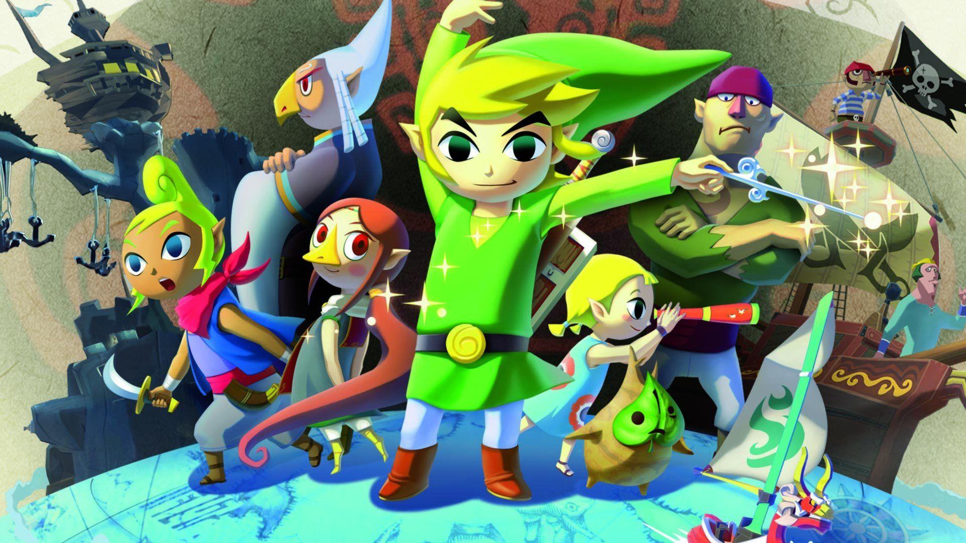 LEGEND ZELDA WINDWAKER action adventure family nintendo wallpapers