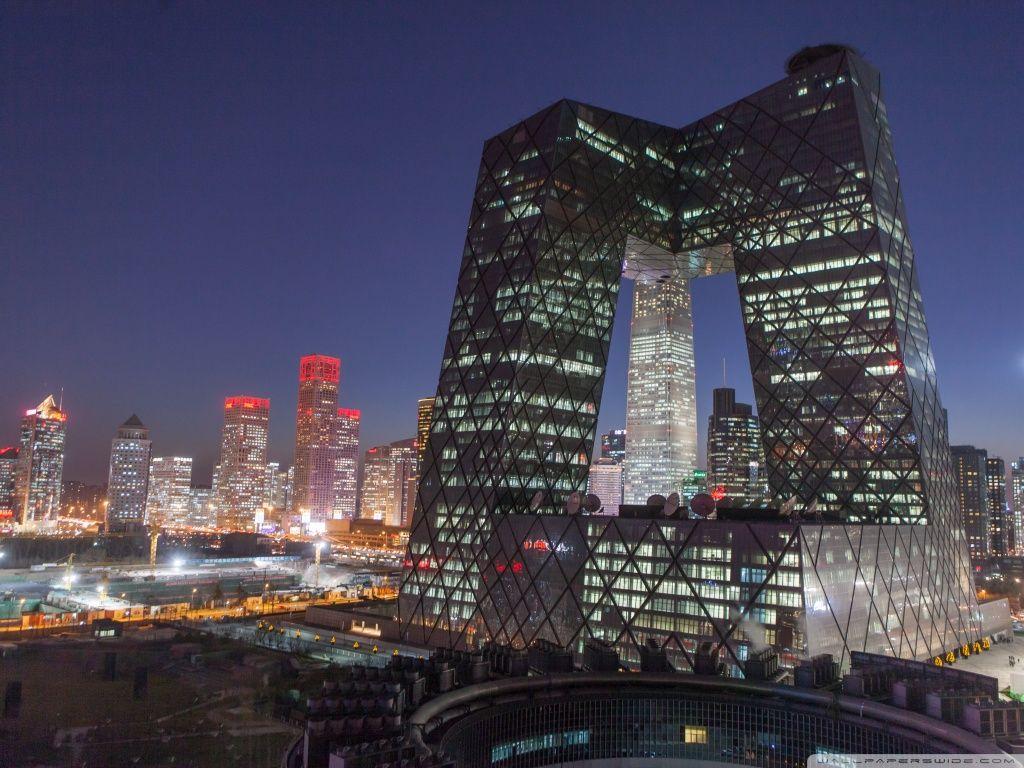 CCTV Building, Beijing, China HD desktop wallpapers : Widescreen