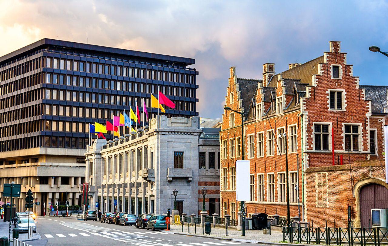 Wallpapers Belgium Brussels Street Cities Houses