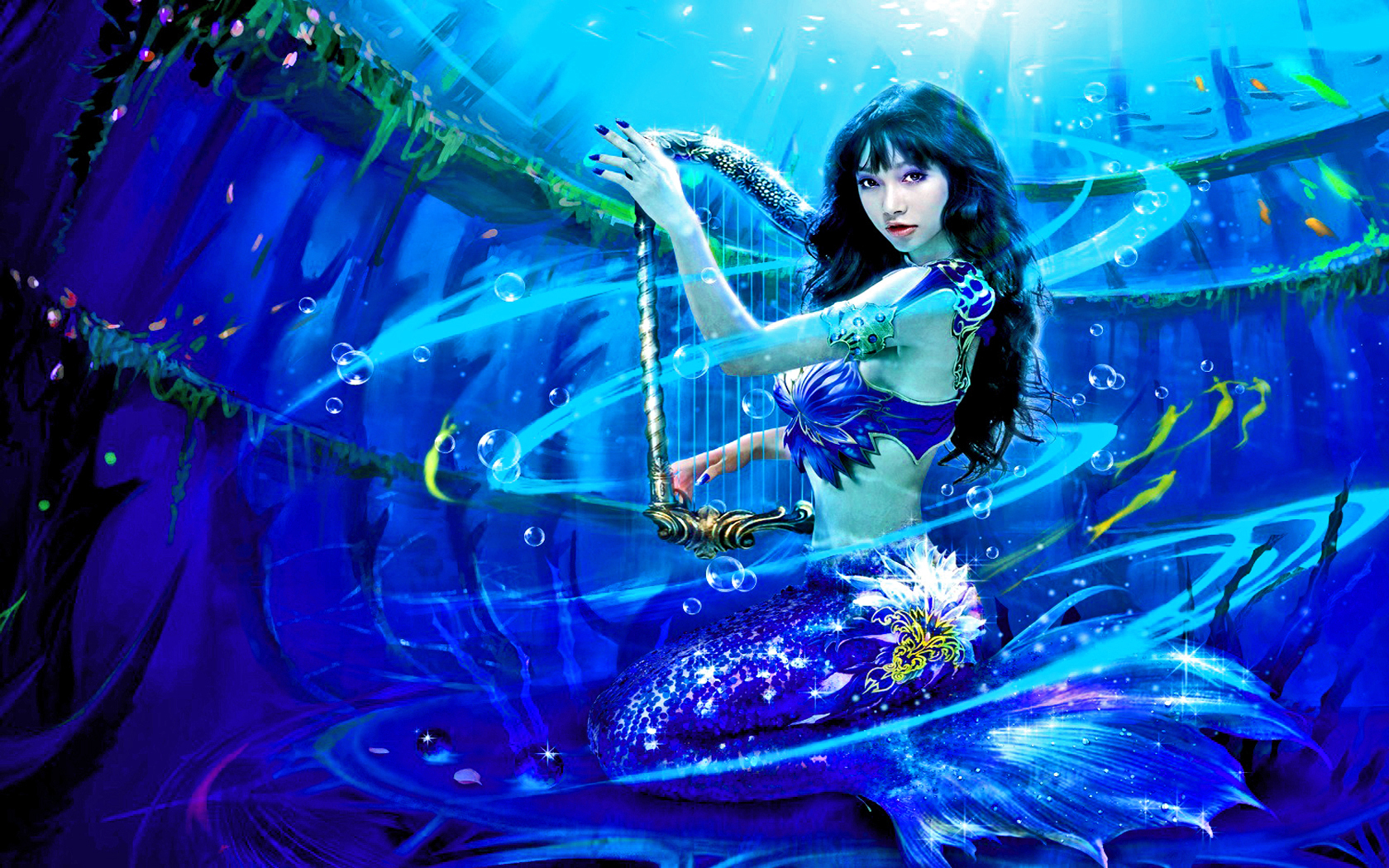 The Mermaid’s Harp Wallpapers and Backgrounds Image