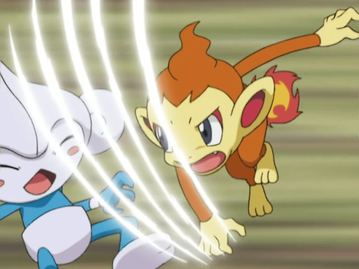 pokemon zangoose vs chimchar