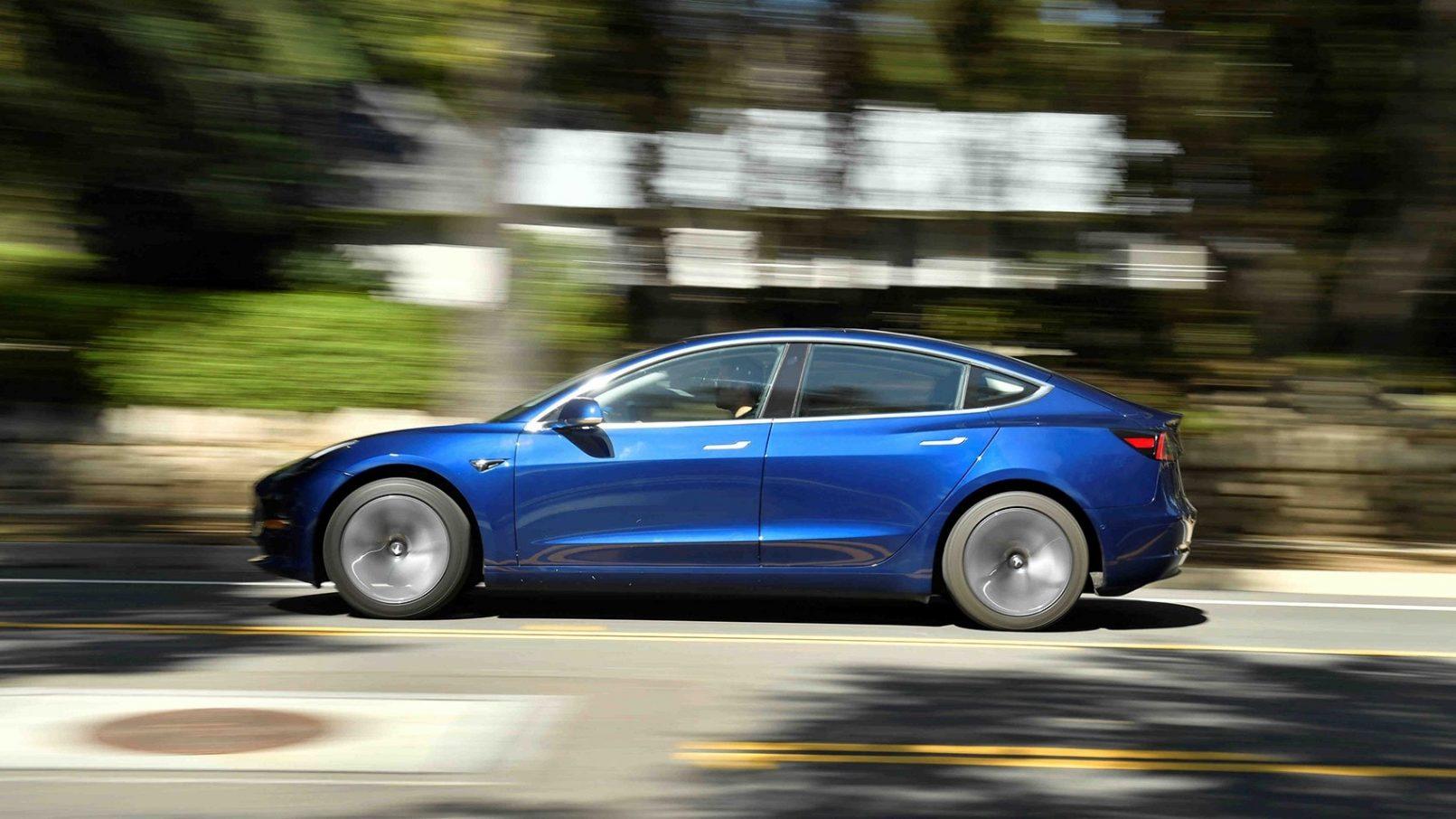 Best 2019 Tesla Model 3 Side HD Wallpapers