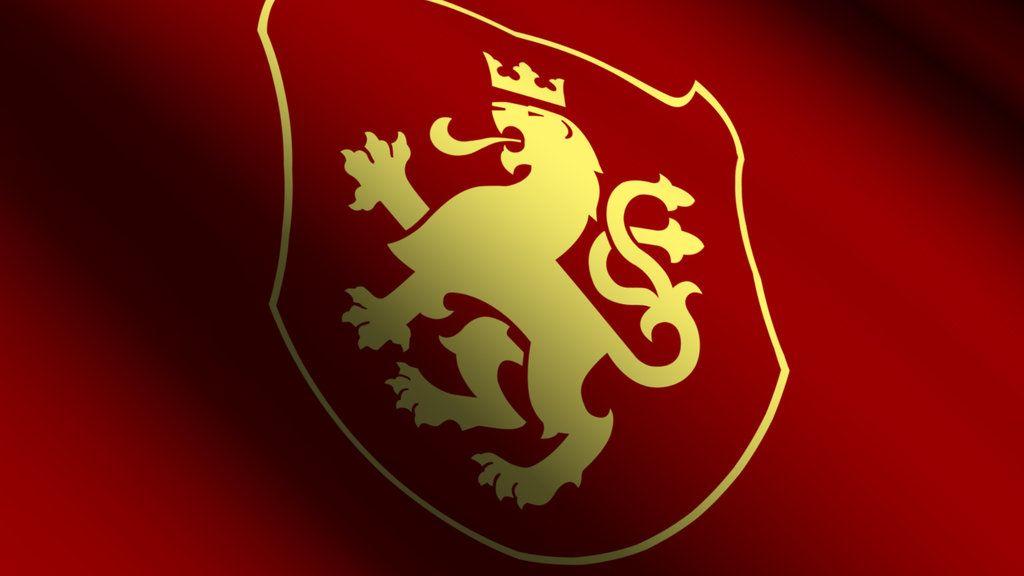 Golden Lion Realistic Flag Wallpapers 1