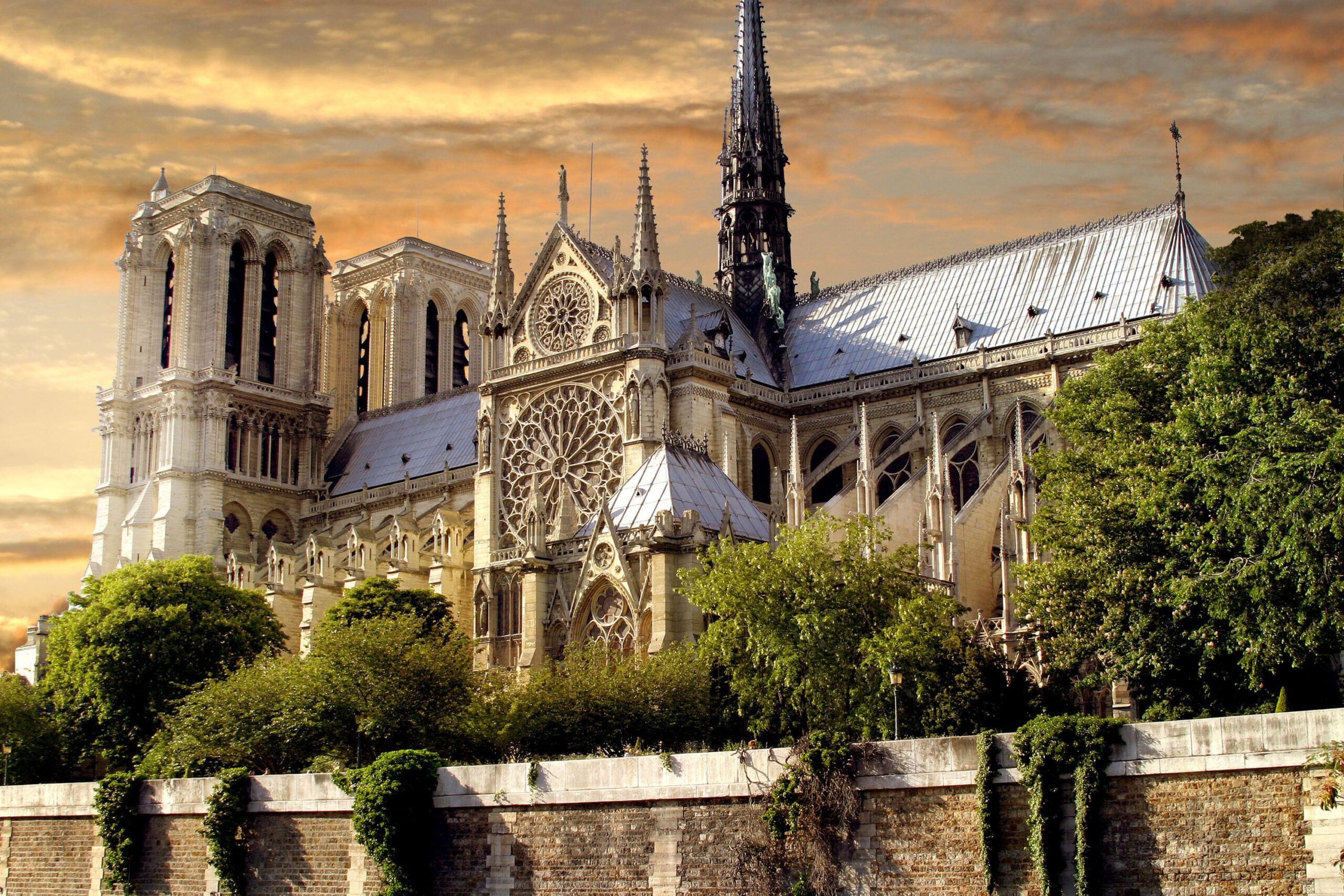 Notre Dame Cathed HD Wallpaper, Backgrounds Image