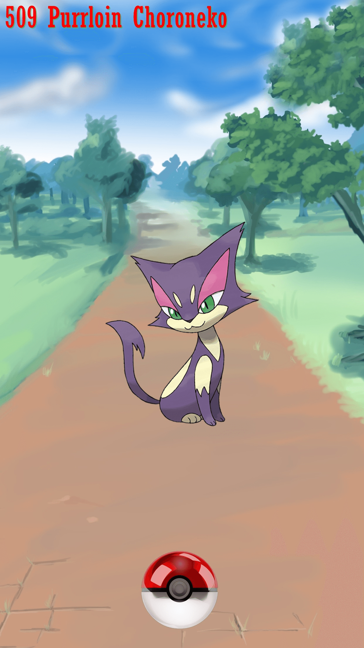 509 Street Pokeball Purrloin Choroneko