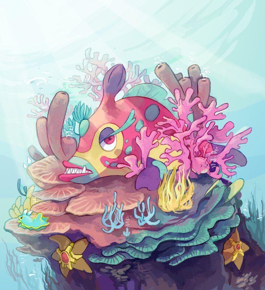 Toothy Triggerfish by KayVeeDee.deviantart on @DeviantArt