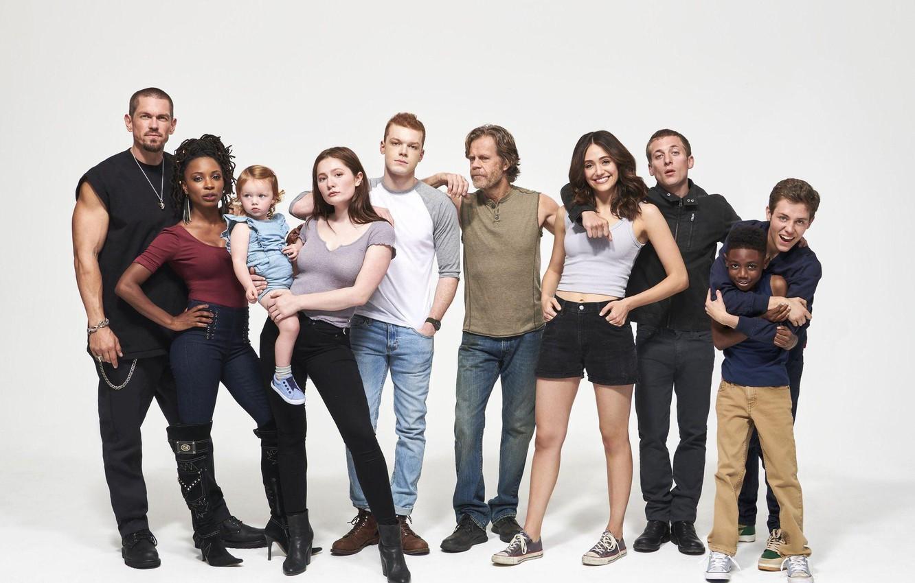 Wallpapers Emmy Rossum, Shameless, Jeremy Allen White, Emma Kenney