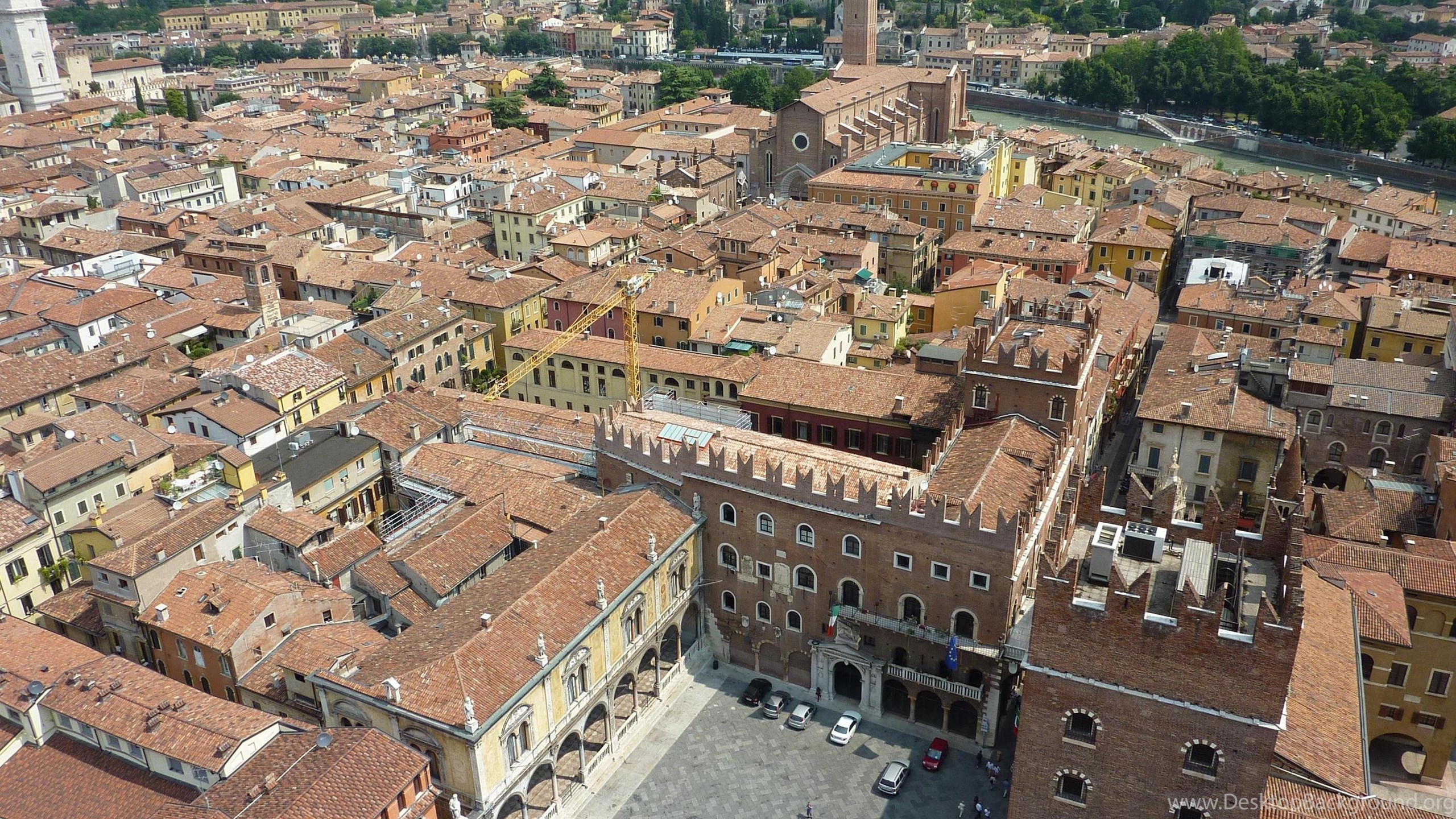 Panorama Of The City Of Verona, Italy Wallpapers And Image