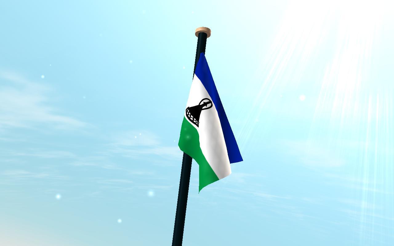 Lesotho Flag 3D Free Wallpapers for Android