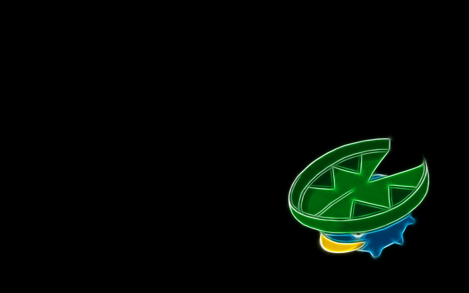 Pokemon, black background, Lotad