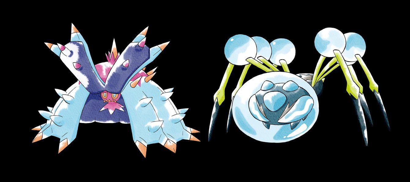 Toxapex/Araquanid Old Sugimori Style by CadmiumRED