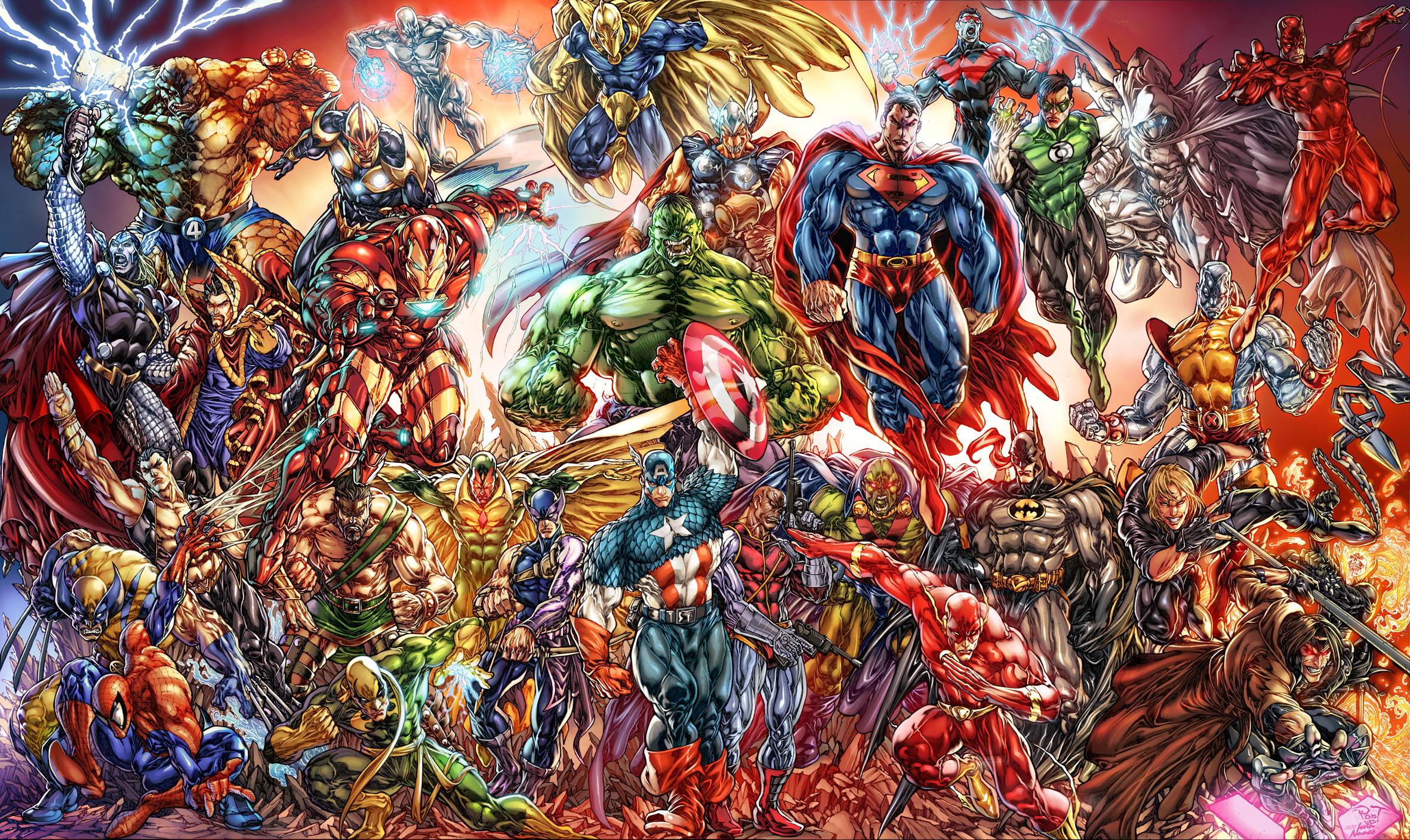 The Marvel Comic Wallpapers