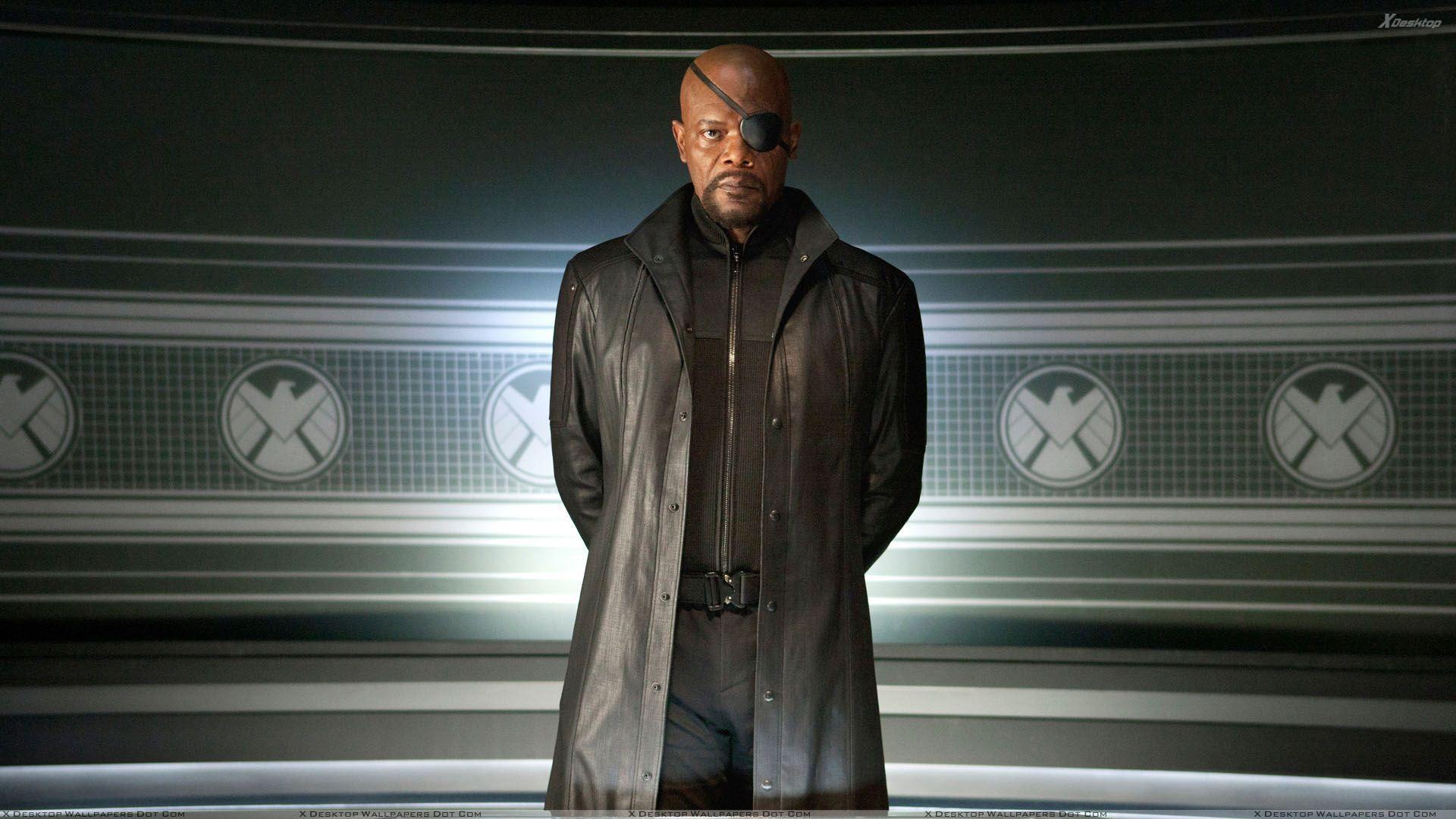 The Avengers – Samuel L. Jackson As Nick Fury In Black Dress Wallpapers