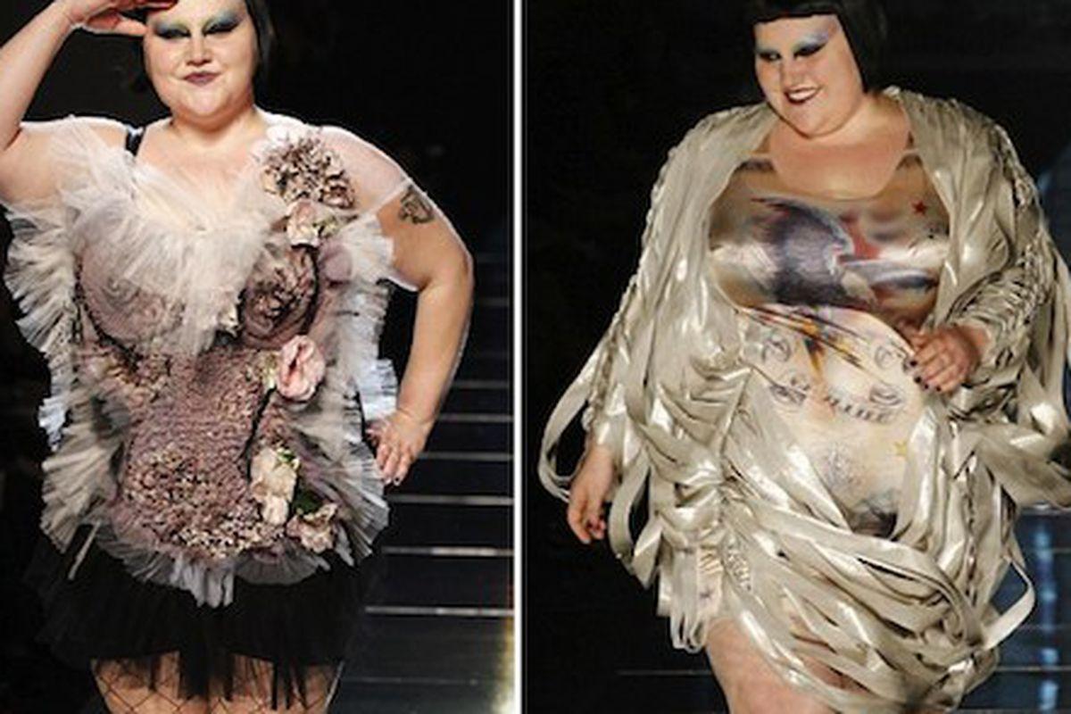 Jean Paul Gaultier Sees Your Crystal Renn, Raises You a Beth Ditto