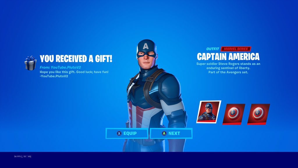 Captain America Fortnite wallpapers