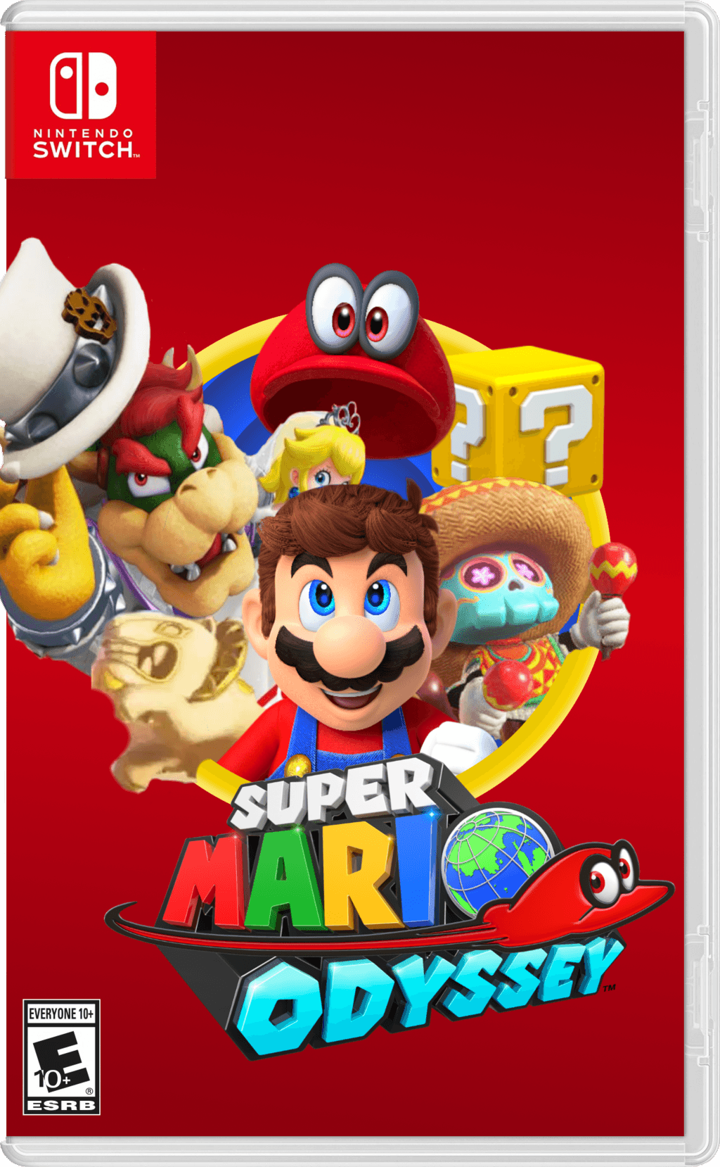 Nintendo Switch Box Art: Super Mario Odyssey by Zyphyris