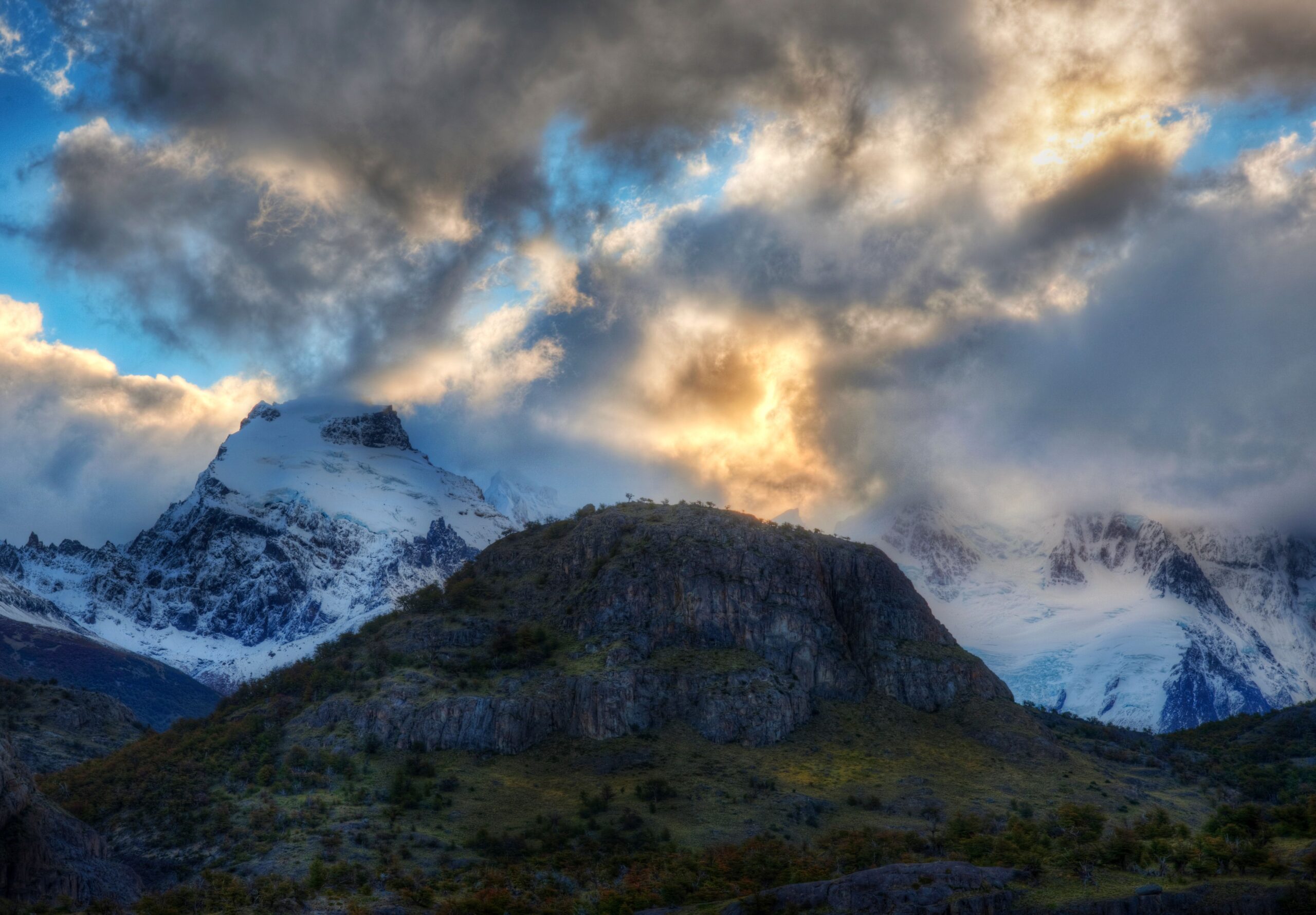 Wallpapers Argentina Nature Mountains Sky Snow Clouds