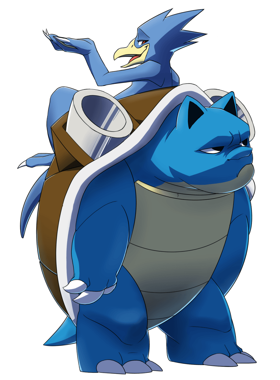 Pokeddex day 11: Golduck and Blastoise by Protocol00