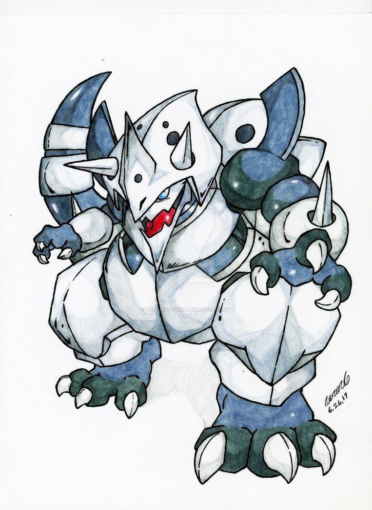 Mega Aggron by DeltaFang8521