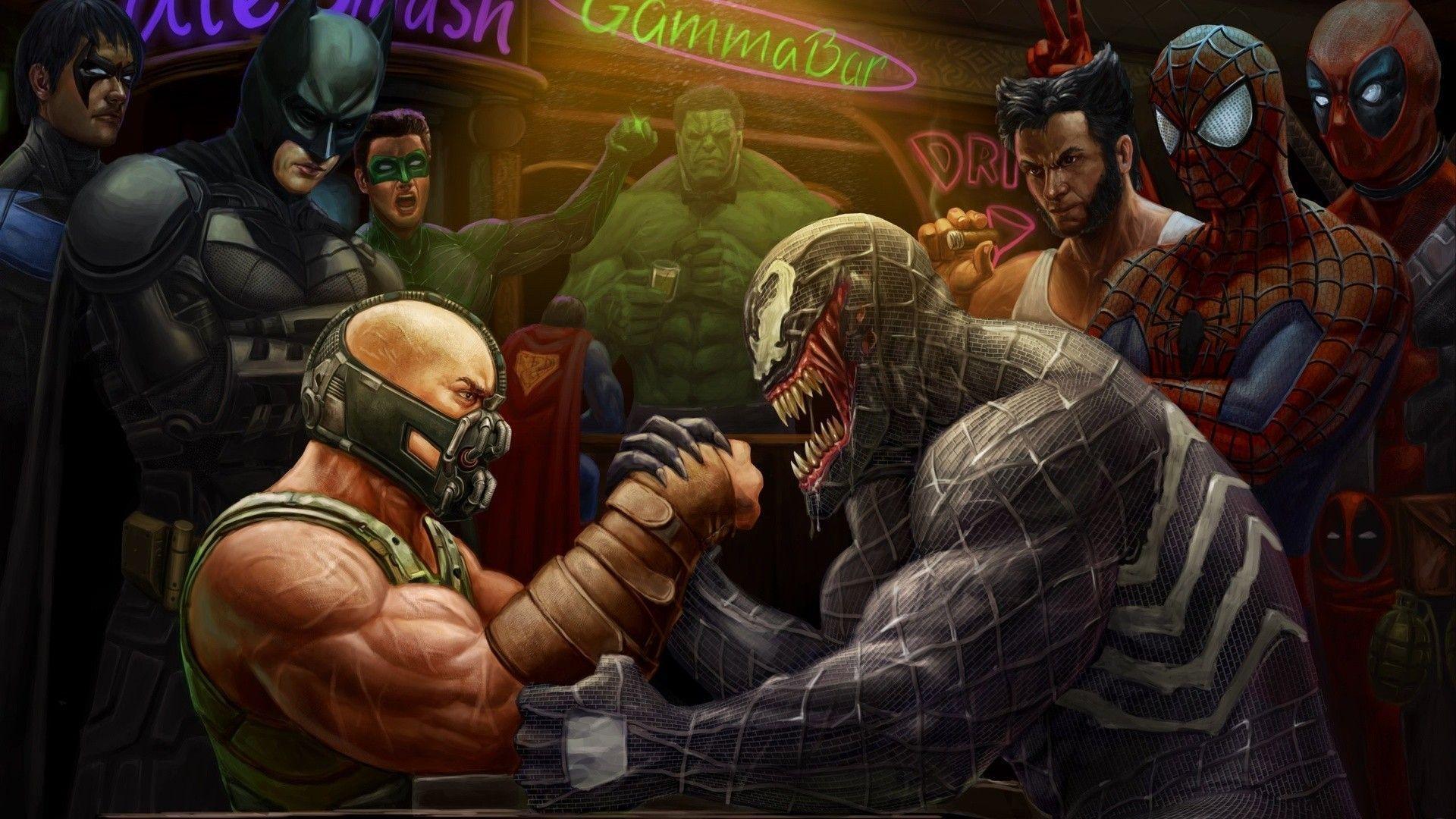 Bane Vs Venom HD Wallpapers