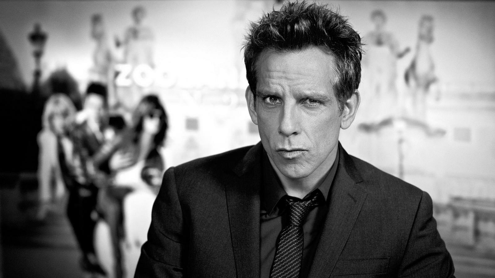 Download Wallpapers Ben stiller, Actor, Eyes, Bw HD