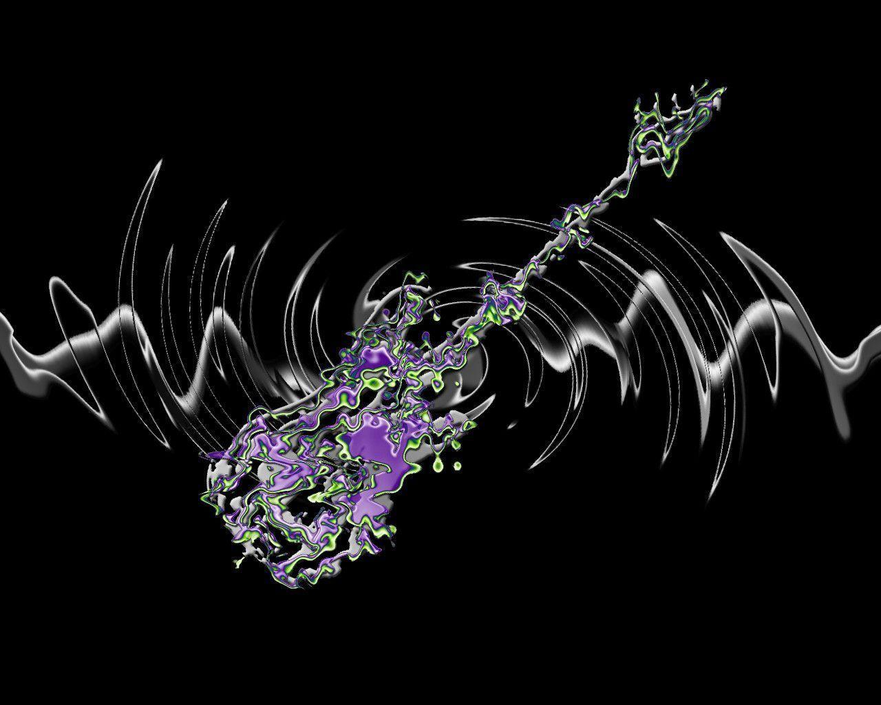 Poison Skeleton Bass Guitar by isaacrtree