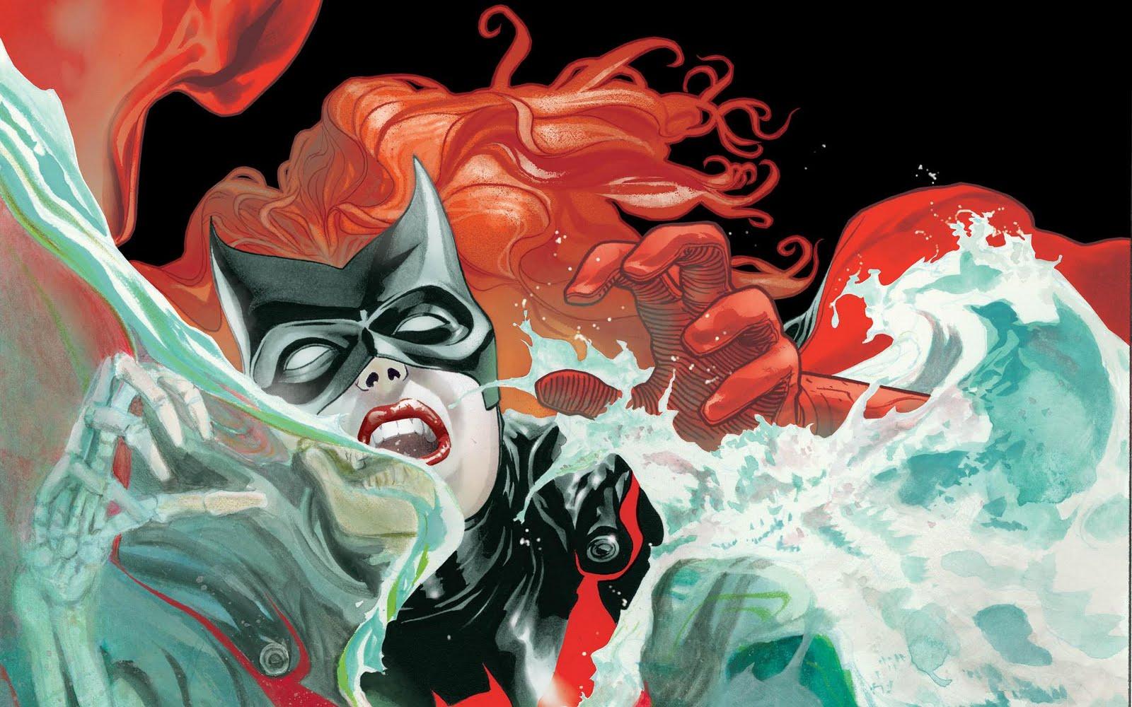 Super Punch: Batwoman cover/