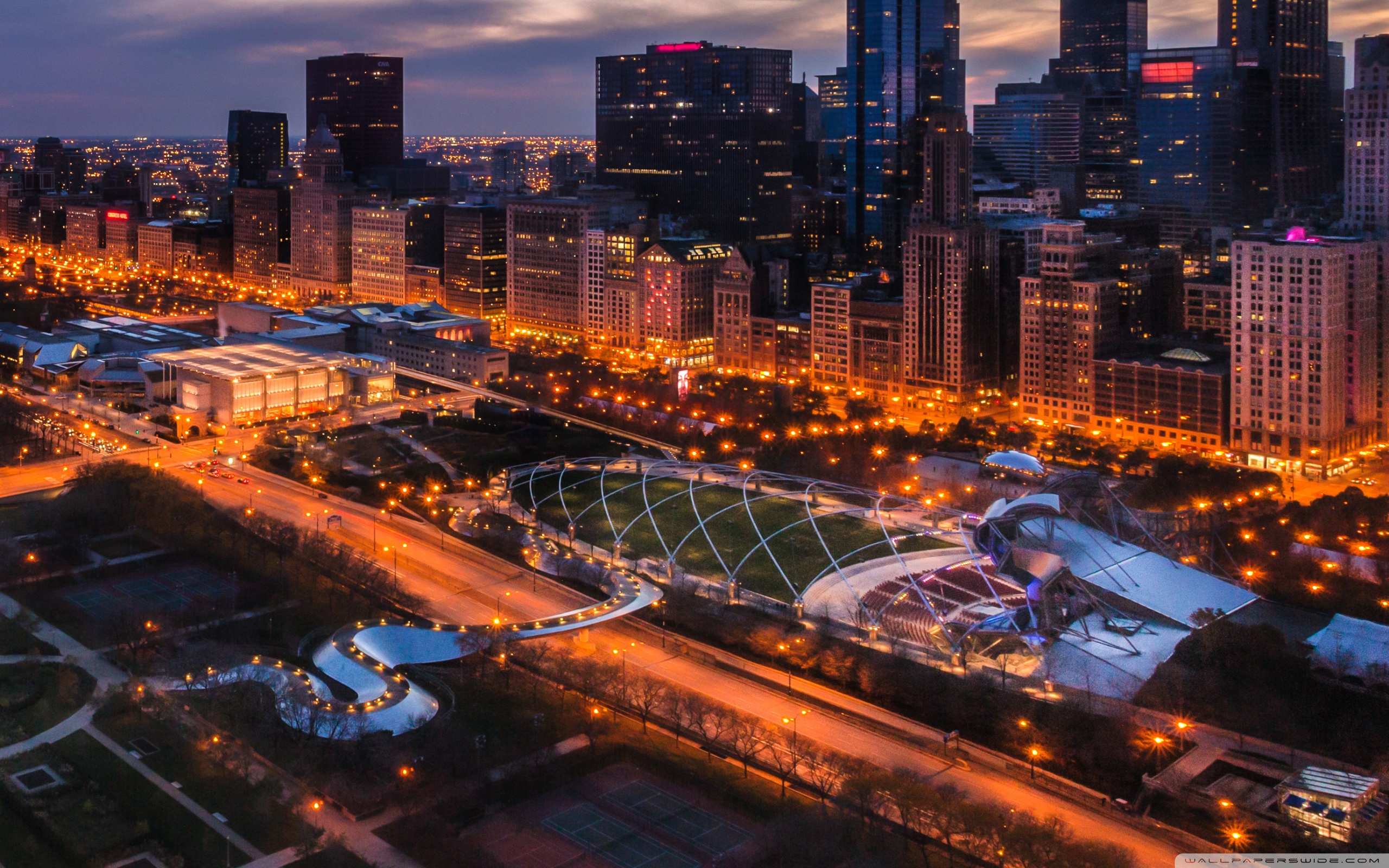 A View Of Millennium Park ❤ 4K HD Desktop Wallpapers for 4K Ultra HD