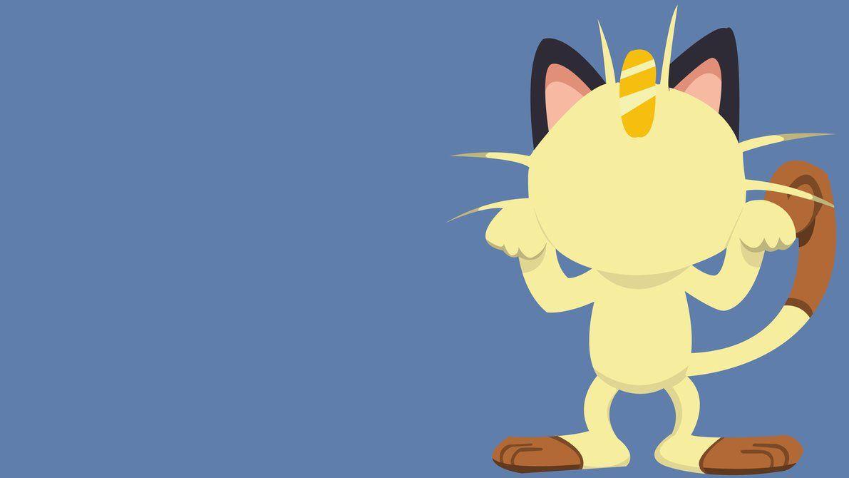 Pokemon Meowth Minimalist by Electro511